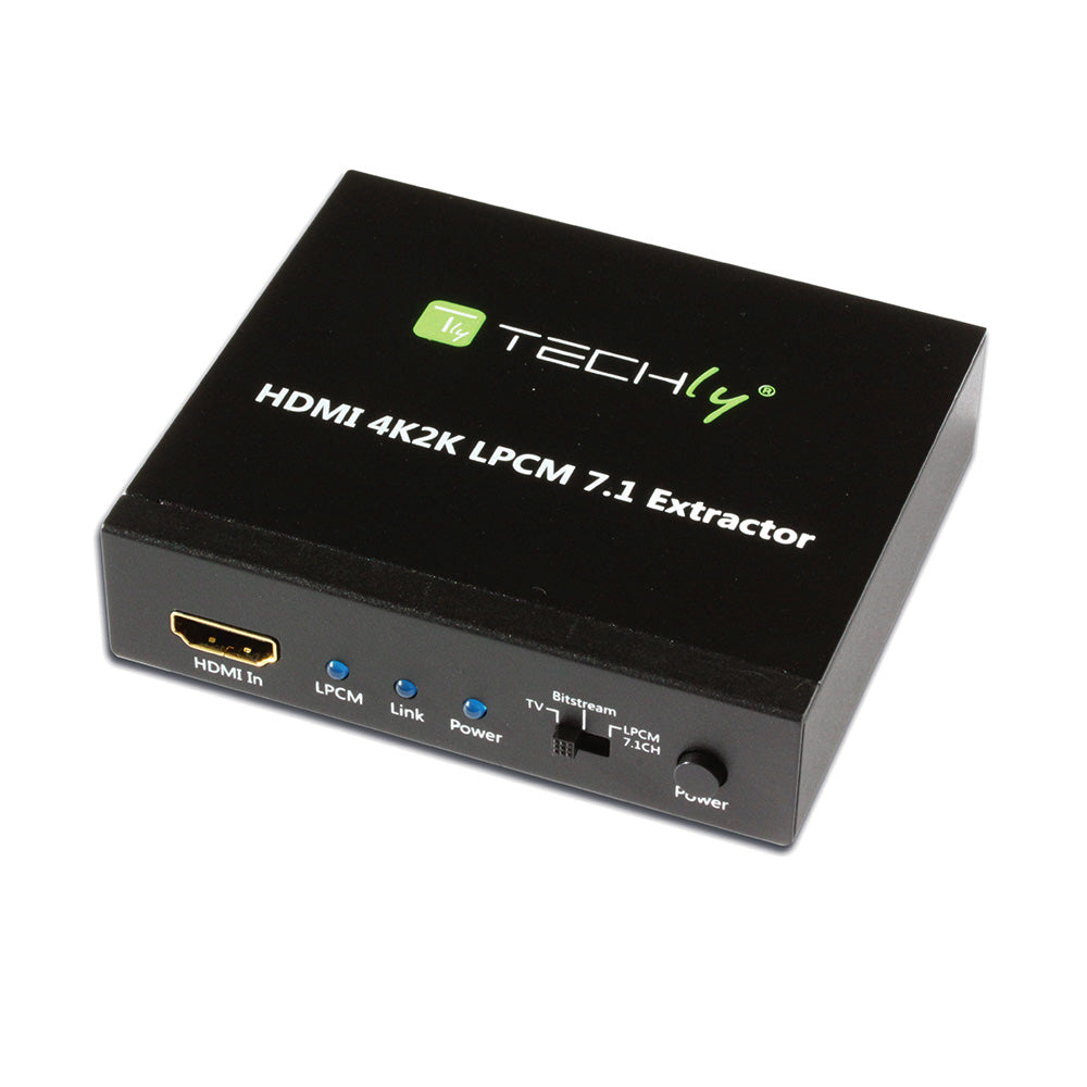 Audio Extractor 7.1 LPCM HDMI 4K UHD 3D by Techly Power Adapters & Chargers