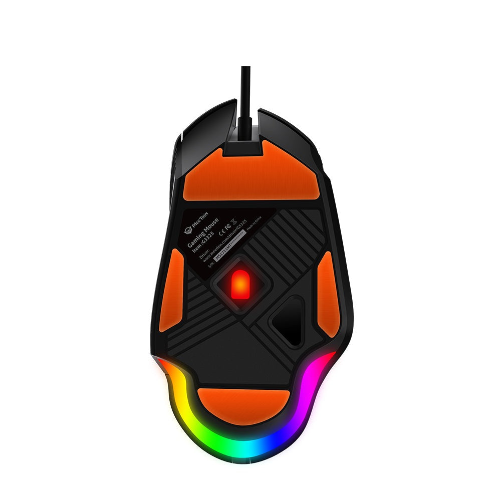 Meetion G3325 RGB Gaming Mouse Black Backlit Meetion Mouse