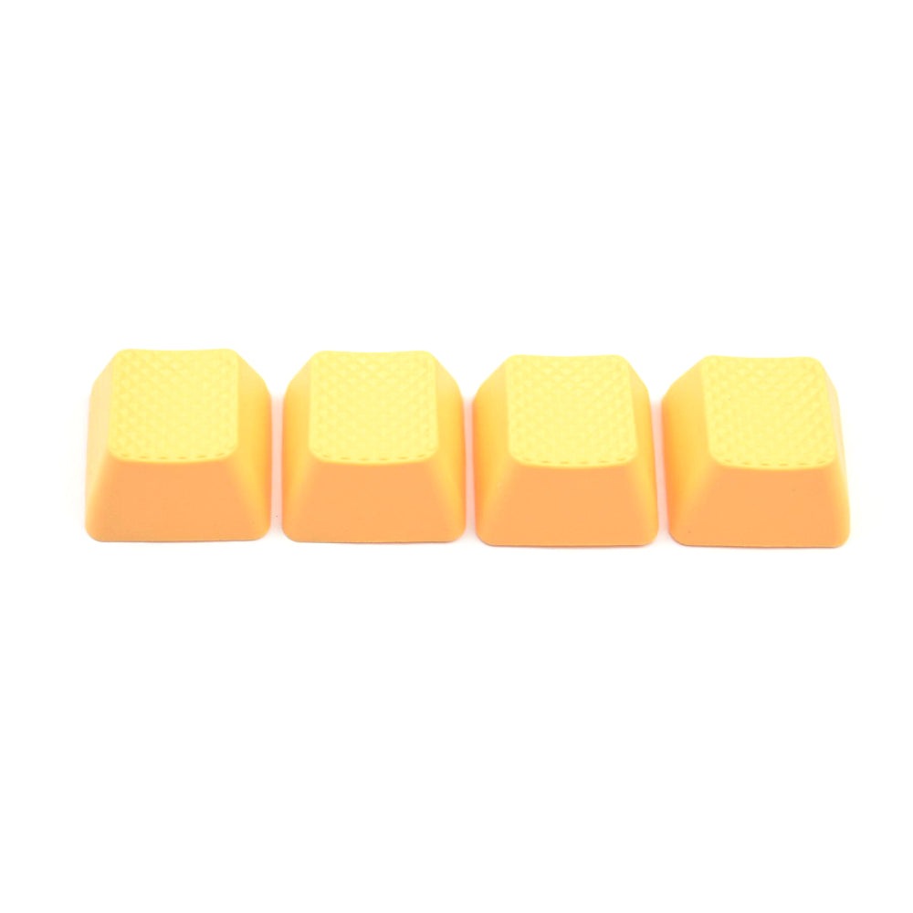 Tai-Hao Rubber Gaming Keycaps Blank Neon Orange Tai-Hao Keycaps