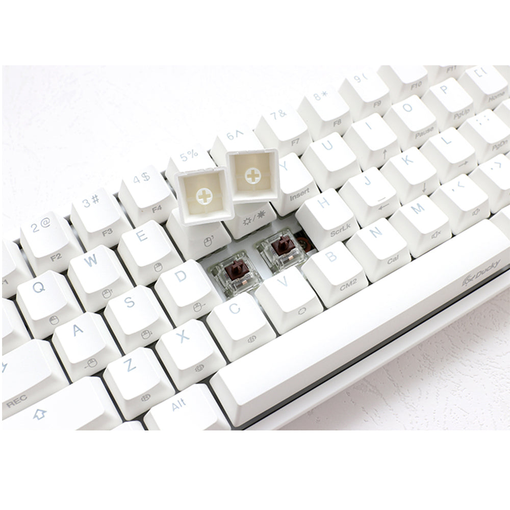Ducky One 2 Mini White V2 MX Silver Ducky Keyboards
