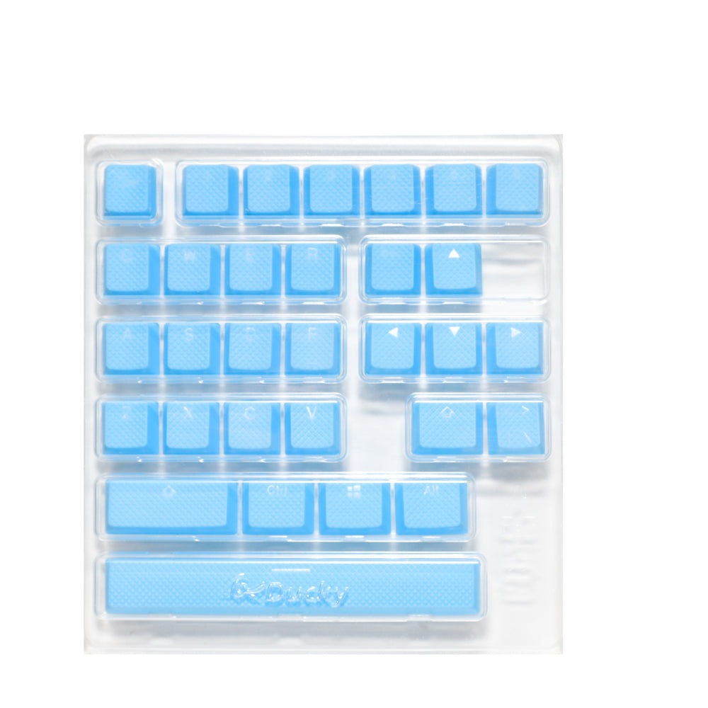 Ducky Rubber Gaming Keycap set - 31pcs Blue Ducky Keyboards