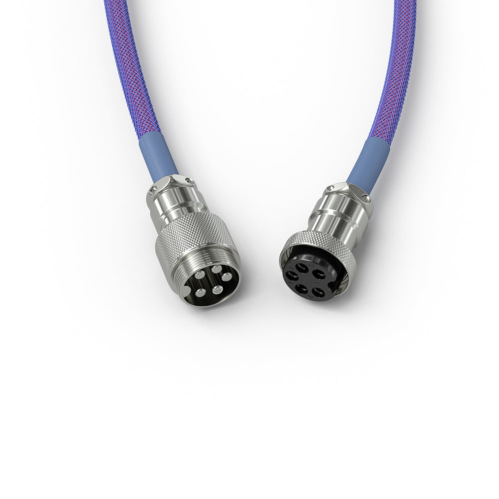 Glorious Coiled USB-C Cable - Nebula Cables