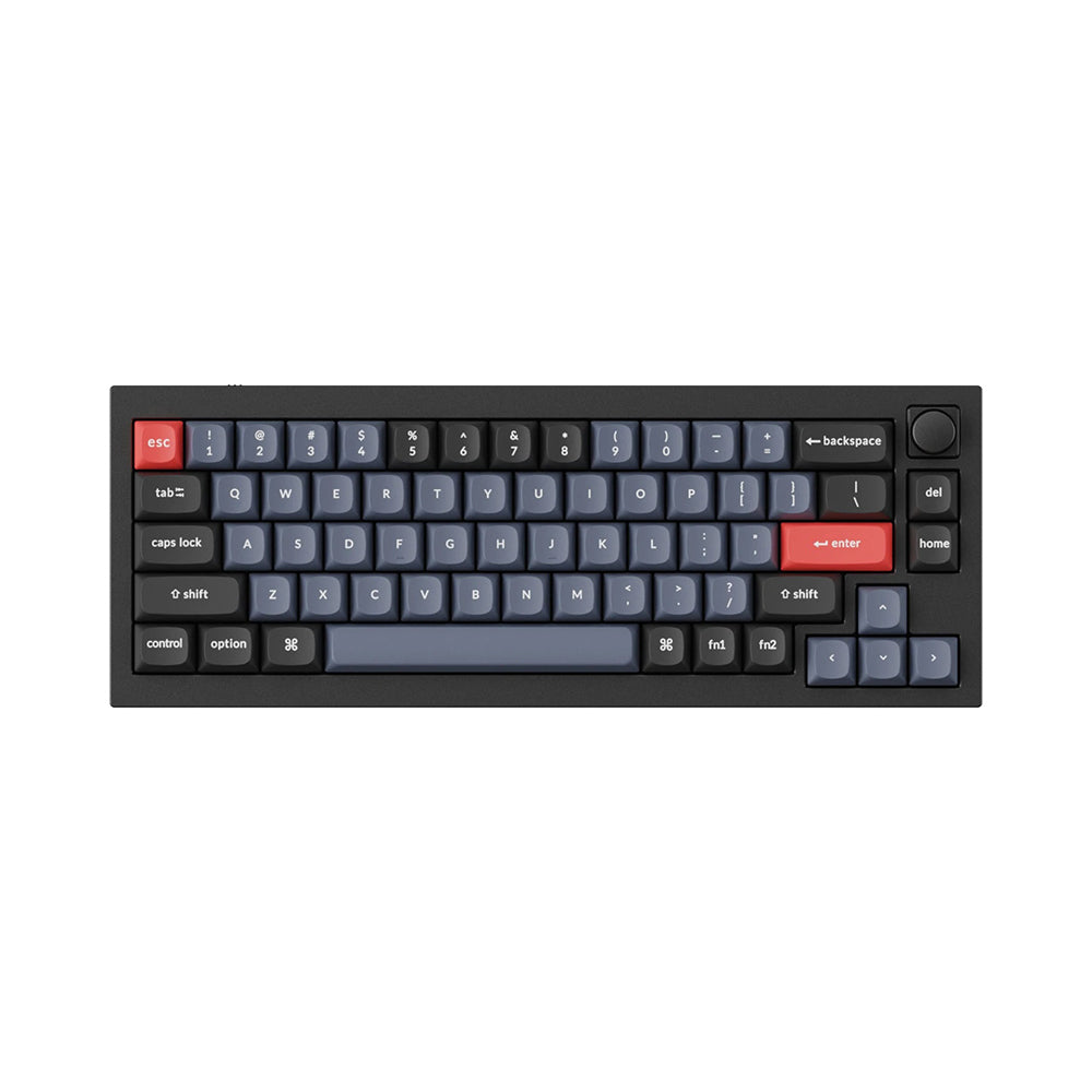 Keychron Q2 Mechanical Keyboard Hotswap Black Gateron Pro Red Keychron Keyboard
