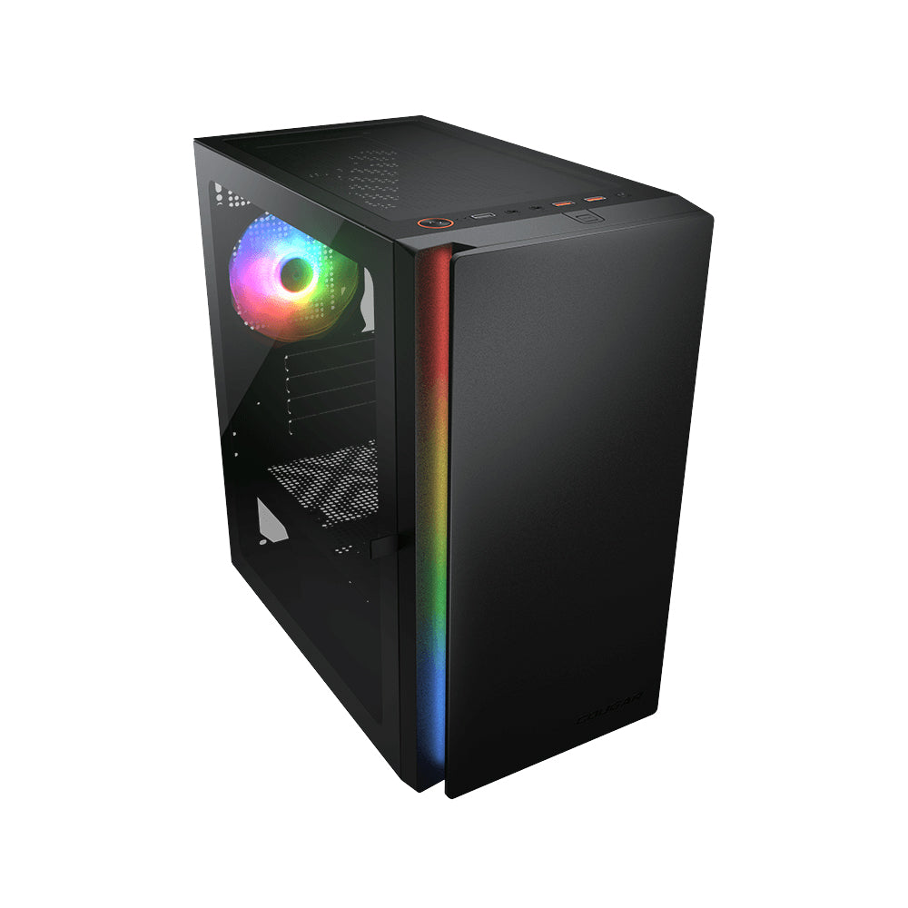 Cougar - Purity RGB PC Gaming Case - Black PC Cases