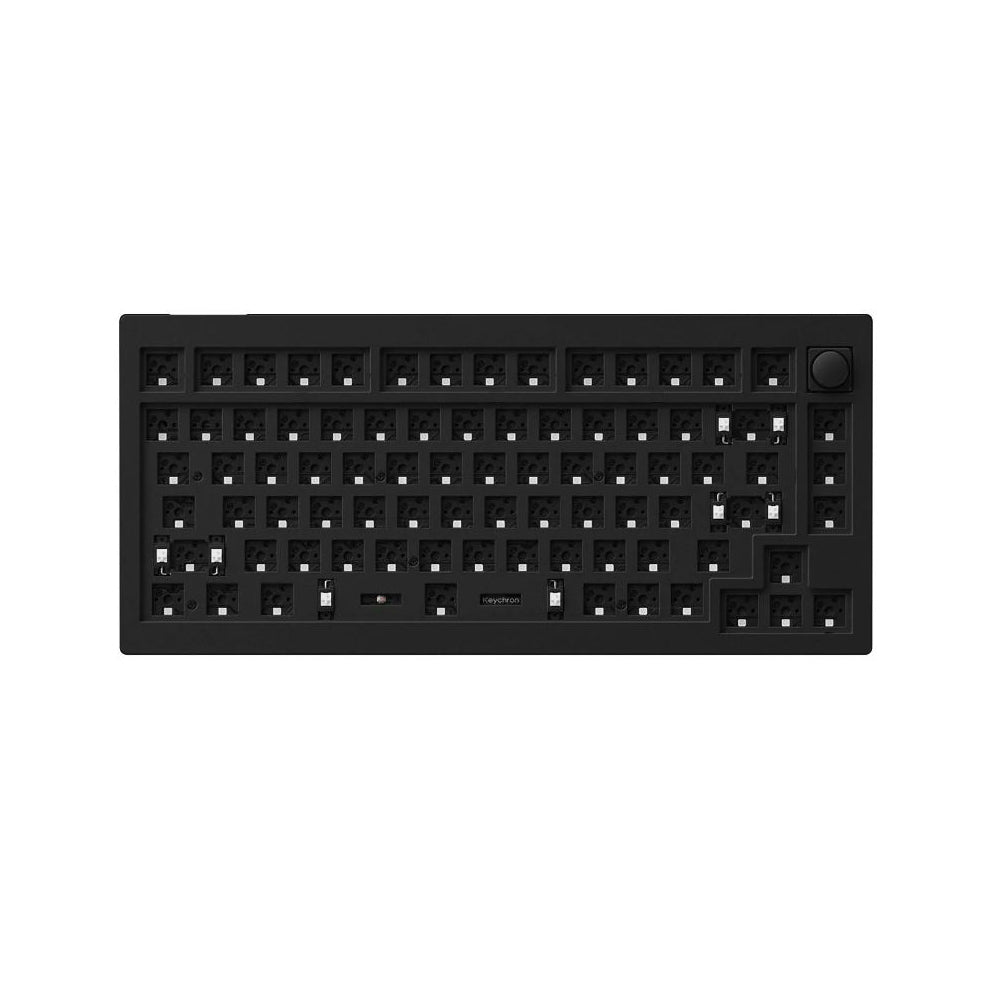 Keychron V1 Mechanical Keyboard Hotswap Knob Carbon Black Barebones Keychron Keyboard