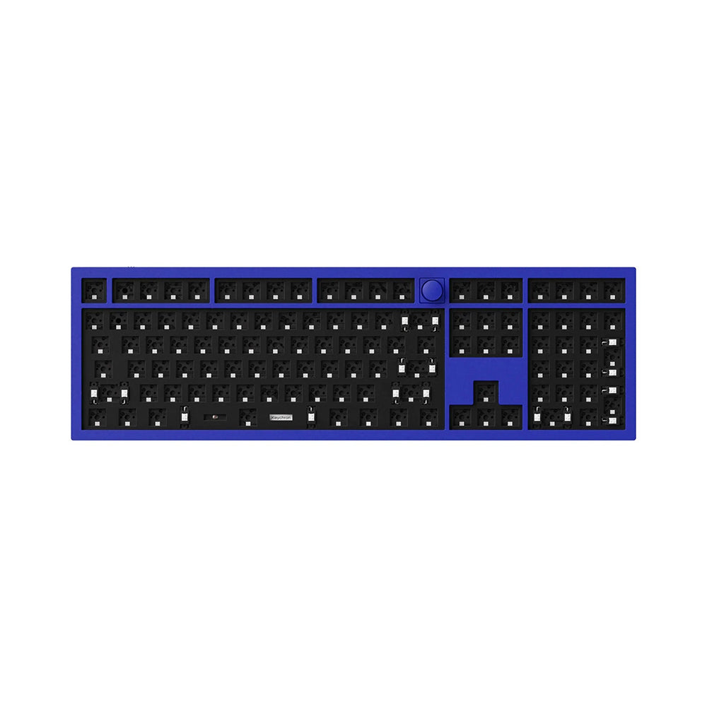 Keychron Q6 Mechanical Keyboard Blue Hotswap with Knob Barebones Keychron Keyboard