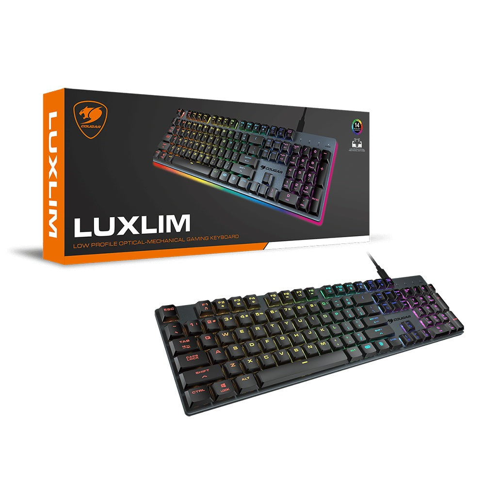 Cougar LUXLIM LOW Profile Optical Mech Keyboard Cougar