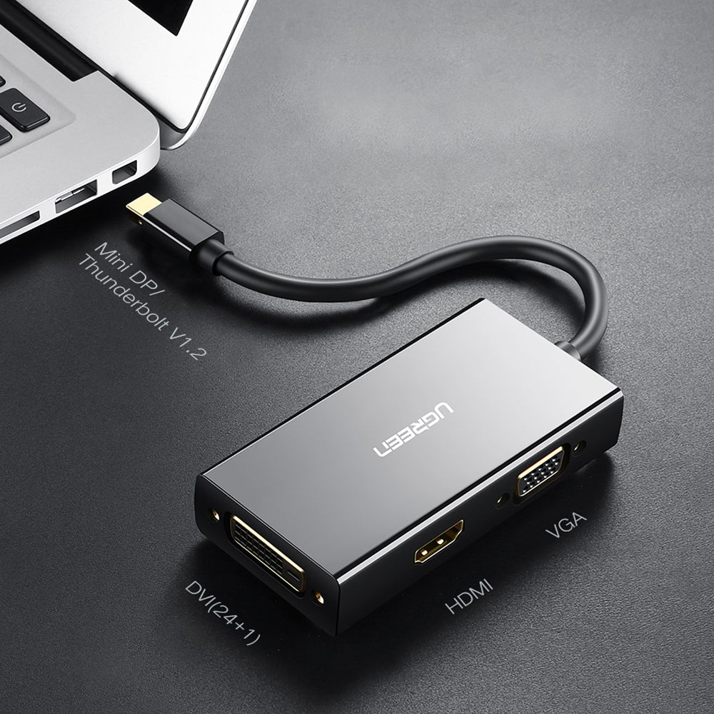 Mini DP to HDMI/DVI/VGA Adapter by UGREEN Adapters