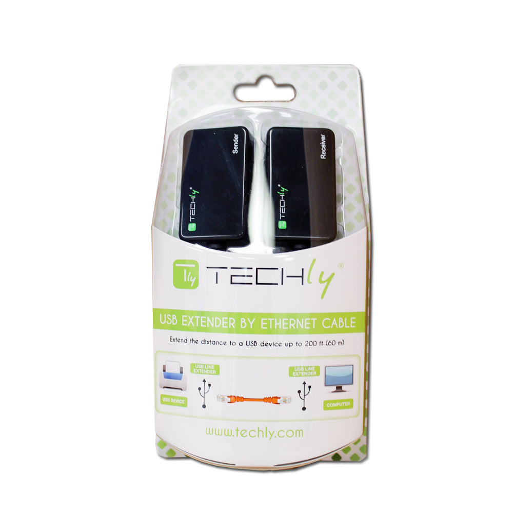 USB Line Extender- 60m by Techly Power Adapters & Chargers