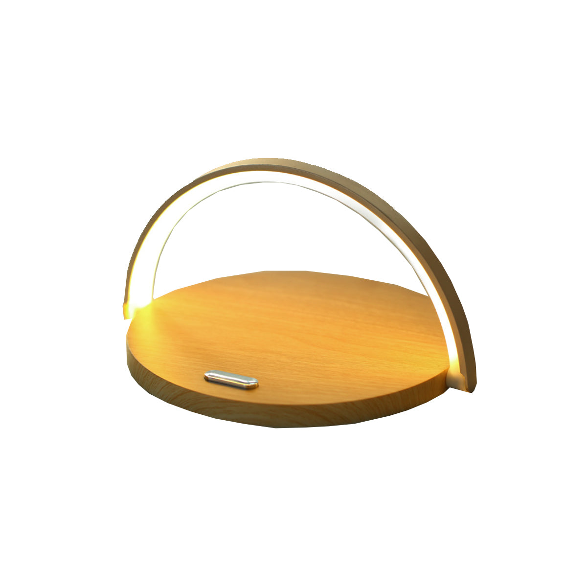 Moonlit Soft Glow LED Light, Wireless Phone Charger And Stand by VistaShops Charging Hub