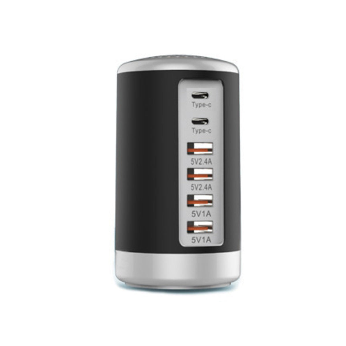 Tower USB With 6 High Speed Charging Ports by VistaShops Power Adapter & Charger Accessories