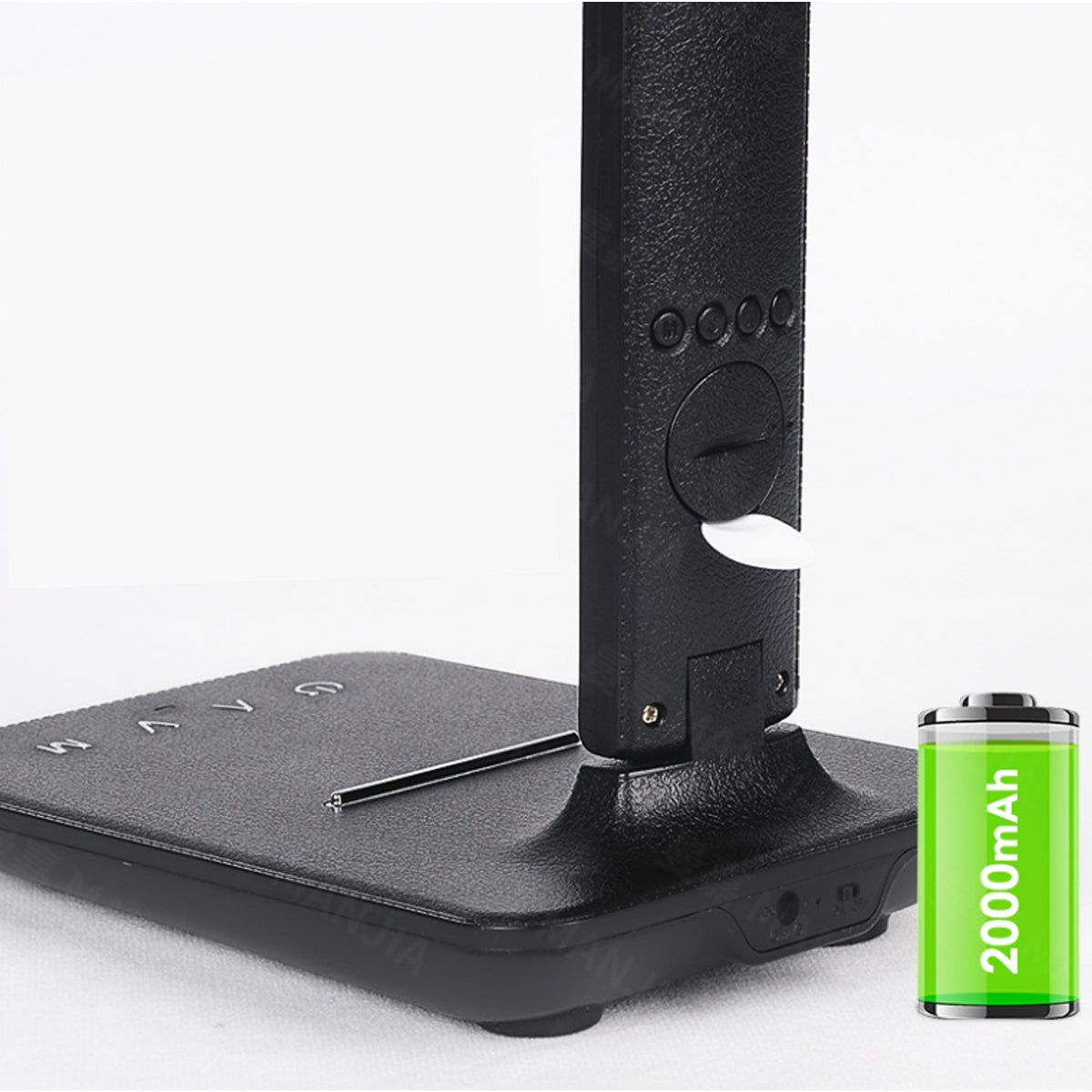 Lamp Plus 3 in 1 Lamp With Phone Charger, Clock And Thermostat by VistaShops Lighting