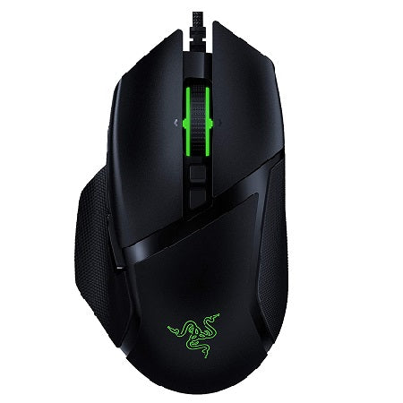 Razer Gaming Mouse Wired Basilisk V2 Ergonomic Hypershift 11 Buttons Focus+ Optical Sensor Chroma RGB Black Razer