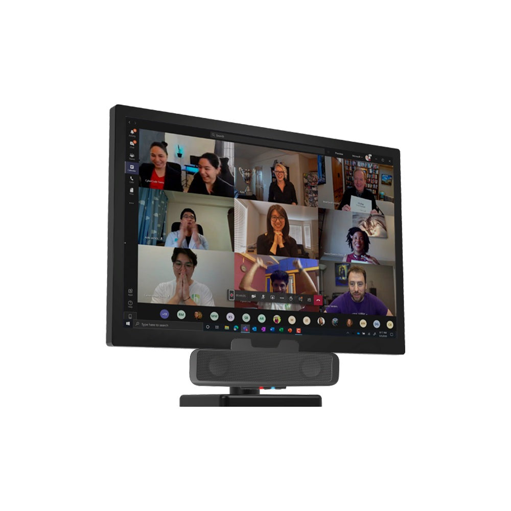 USB and Bluetooth Speaker Bar With Mount Cyber Acoustics