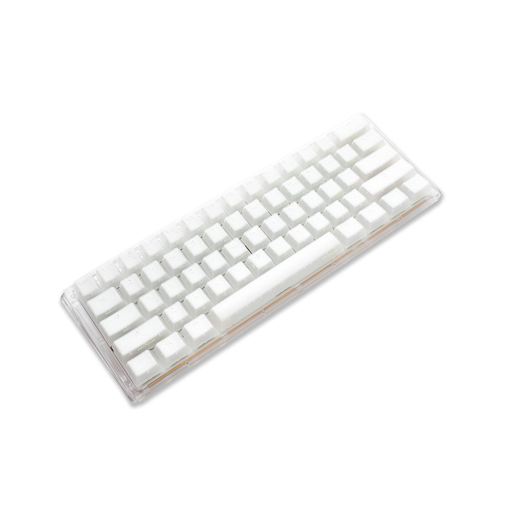 Ducky ONE 3 Aura RGB Mini Mechanical Keyboard White MX Cherry Red Keyboards