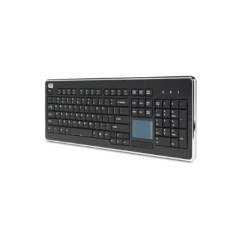 Adesso Keyboard Wireless with Touchpad PC/Mac - Black Adesso 