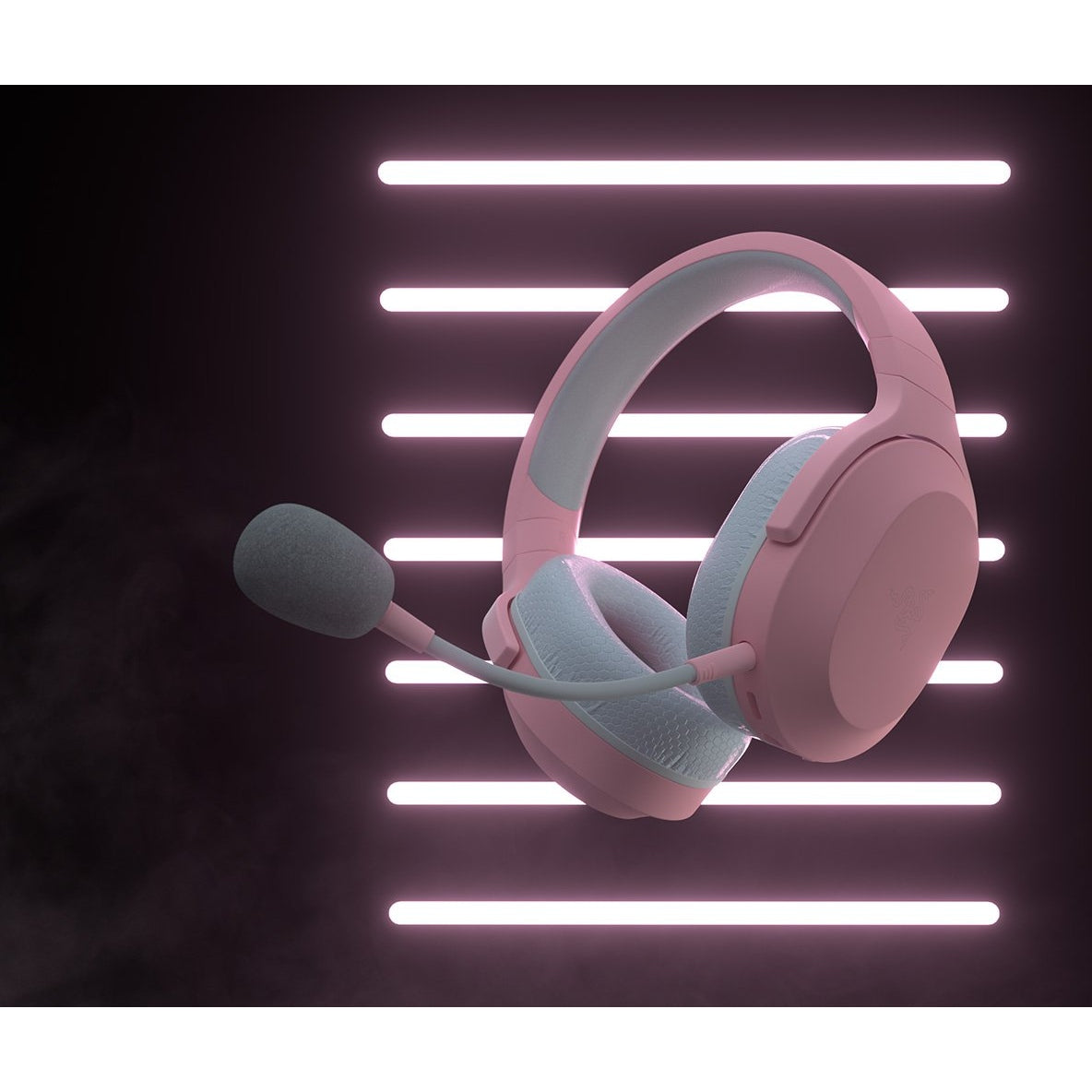 Razer Gaming Headset Wireless Barracuda X with Boom Mic USB-C or Bluetooth Passive Noise Cancelling - Quartz Razer