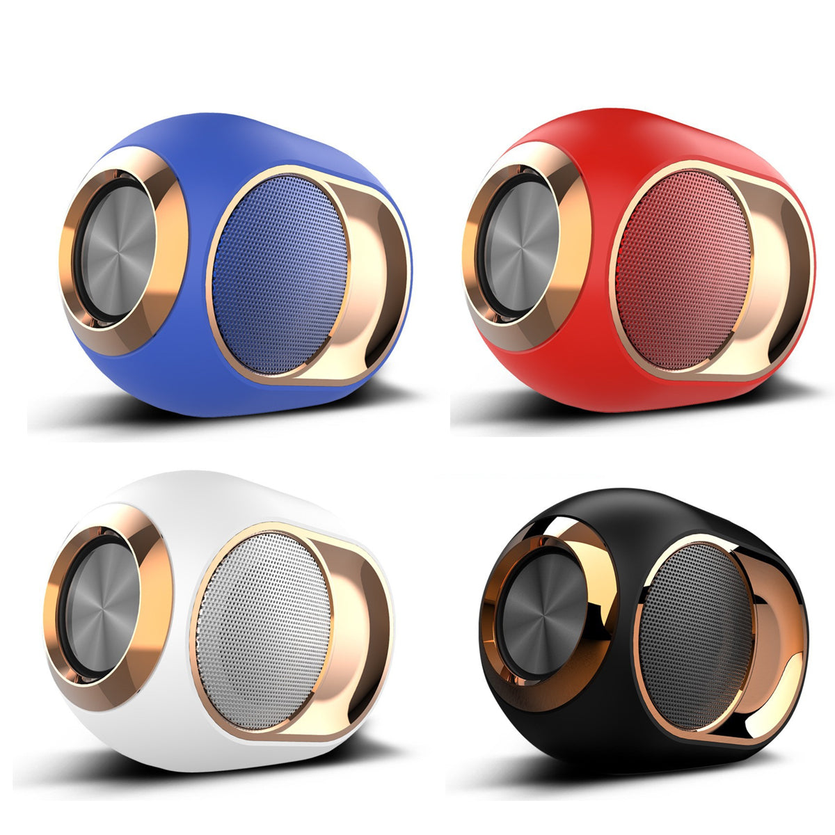 Olden Golden Bluetooth Speaker by VistaShops Speakers