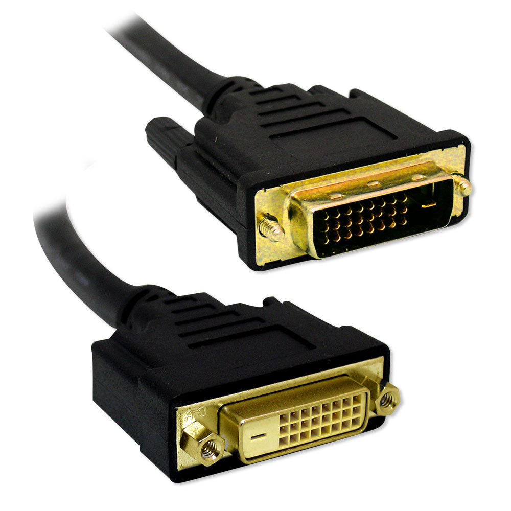 DVI-D Dual Link Cable M/F - 6ft