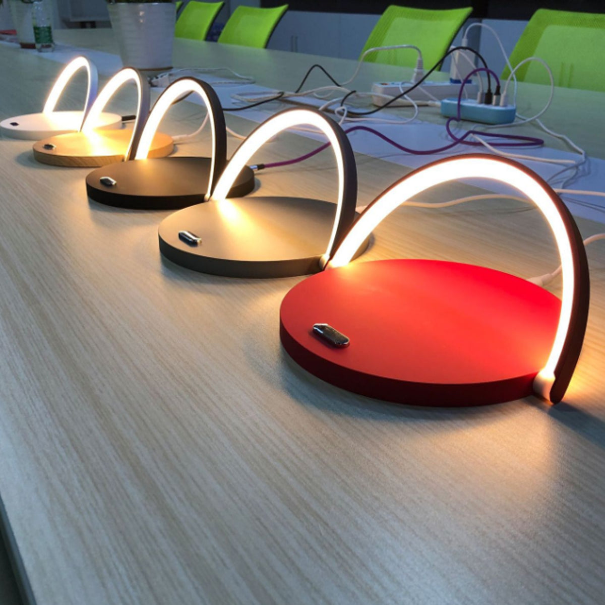 Moonlit Soft Glow LED Light, Wireless Phone Charger And Stand by VistaShops Charging Hub