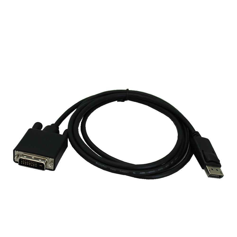 Displayport to DVI-D Cable M/M - 6ft