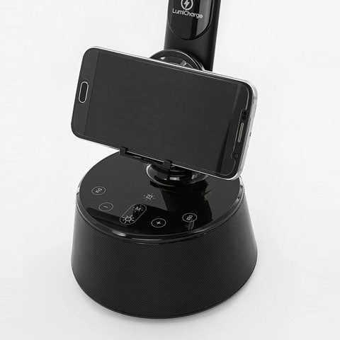 LumiChargeT2W - 5 in 1 Desk Lamp, Bluetooth Speaker & Wireless Charger Lighting