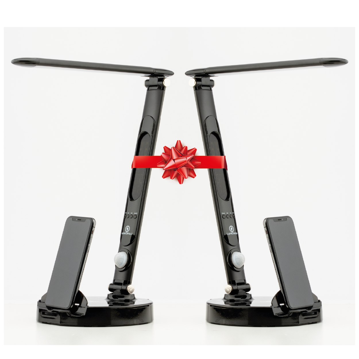 LumiCharge II - 6-in-1 Premium Desk Lamp with Wireless & Universal Phone Charger Lighting