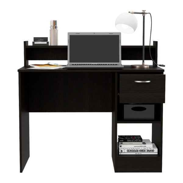 Charlotte Computer Desk, Two Shelves, One Drawer by FM FURNITURE Desks