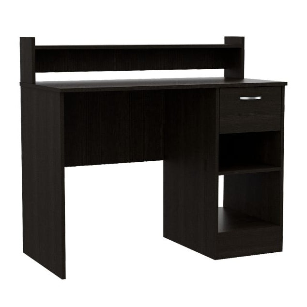 Charlotte Computer Desk, Two Shelves, One Drawer by FM FURNITURE Desks