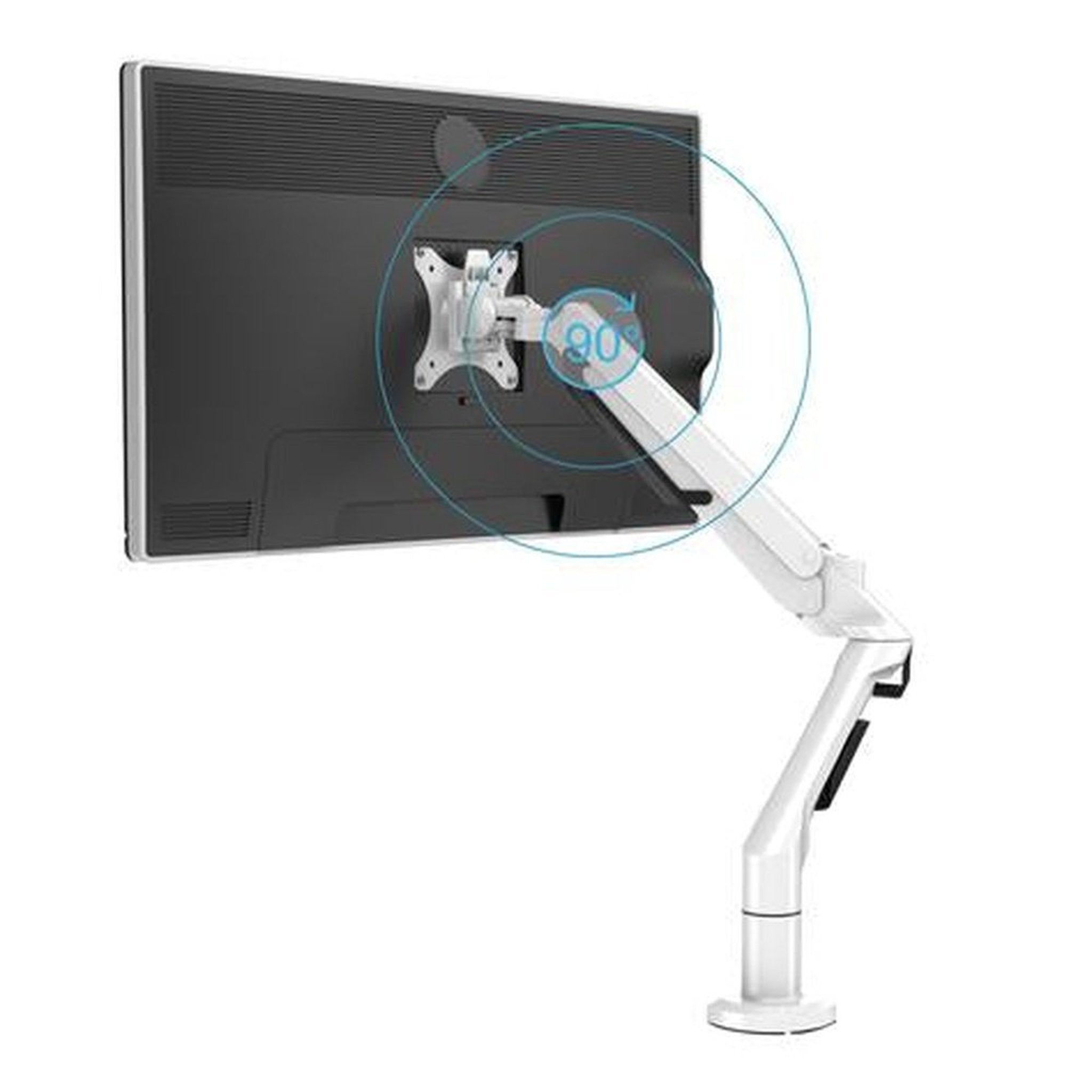 Single-Screen Desktop Monitor Mount - Aircraft Aluminum Supports 17"-36" Office Desk Monitors by EFFYDESK EFFYDESK MONITOR ARMS