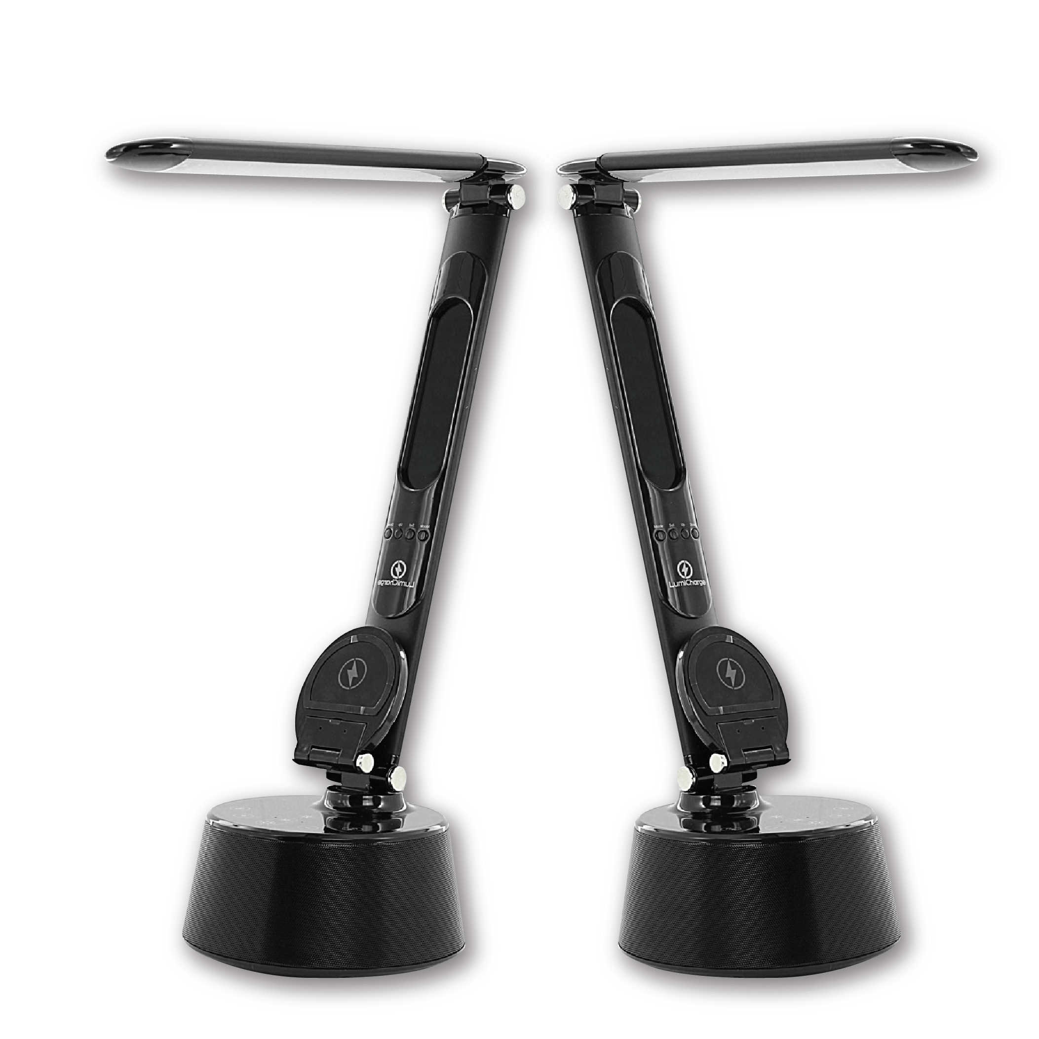 LumiChargeT2W - 5 in 1 Desk Lamp, Bluetooth Speaker & Wireless Charger Lighting