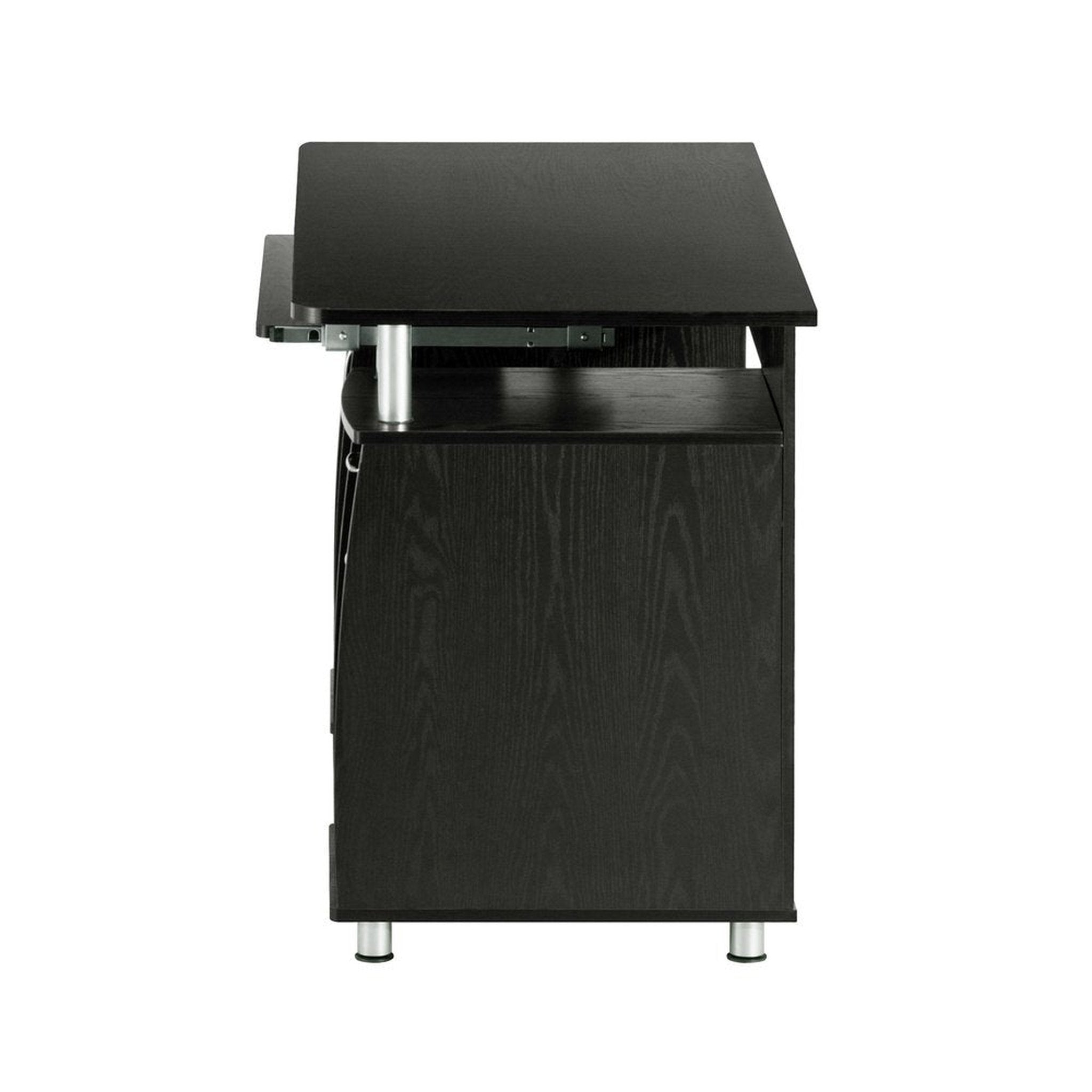 Techni Mobili Complete Workstation Computer Desk with Storage, Espresso Techni Mobili