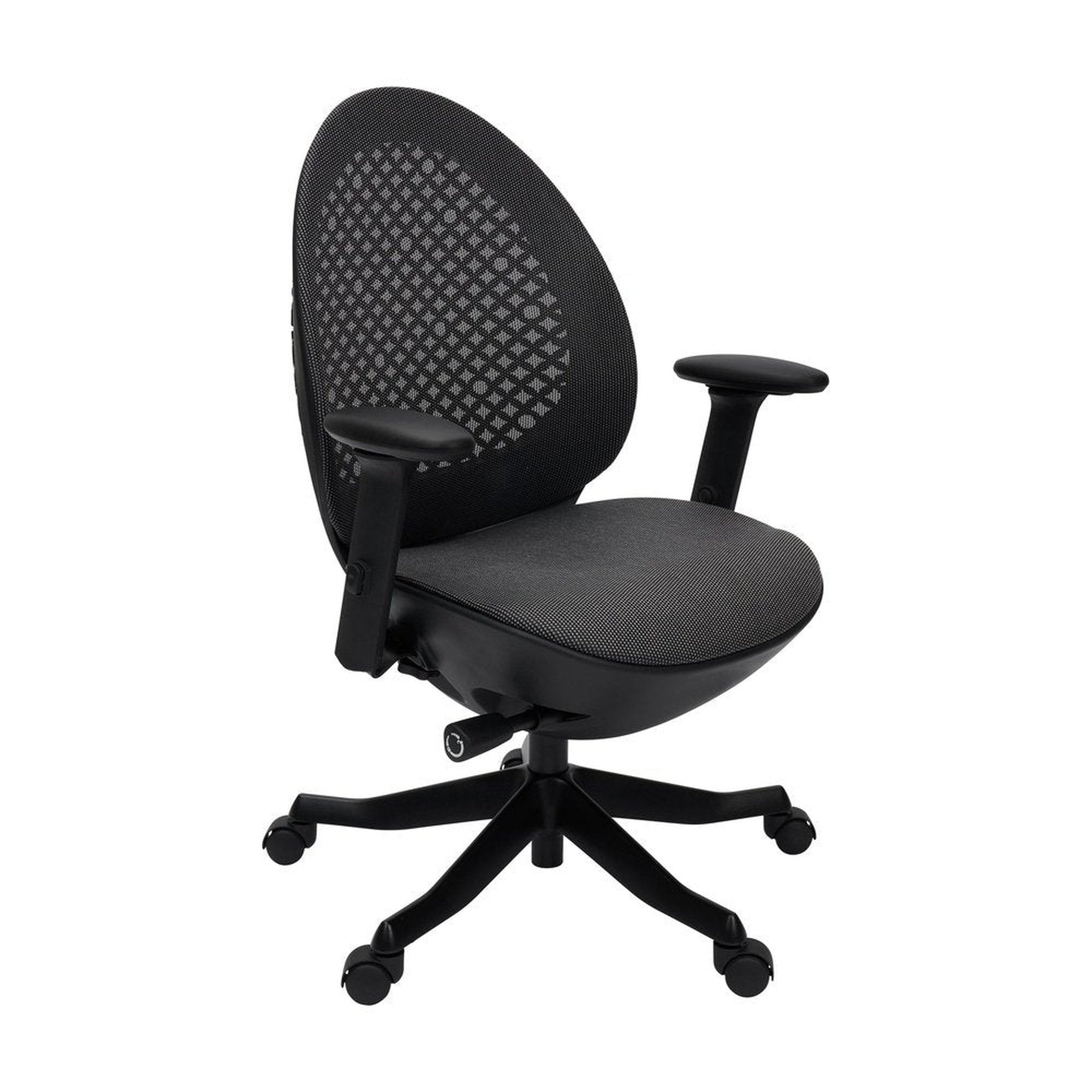 Techni Mobili Deco LUX Executive Office Chair, Black Techni Mobili Chairs