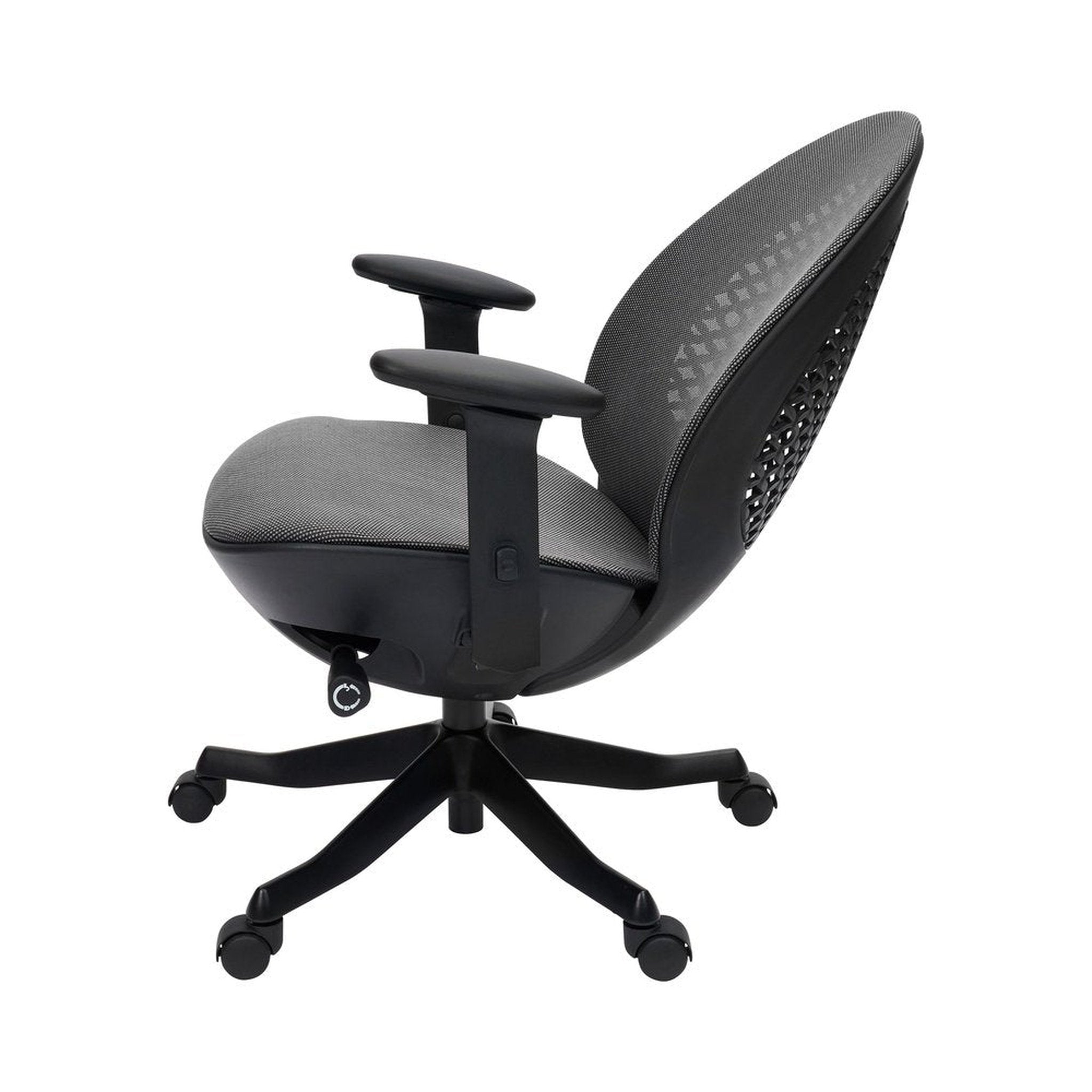 Techni Mobili Deco LUX Executive Office Chair, Black Techni Mobili Chairs