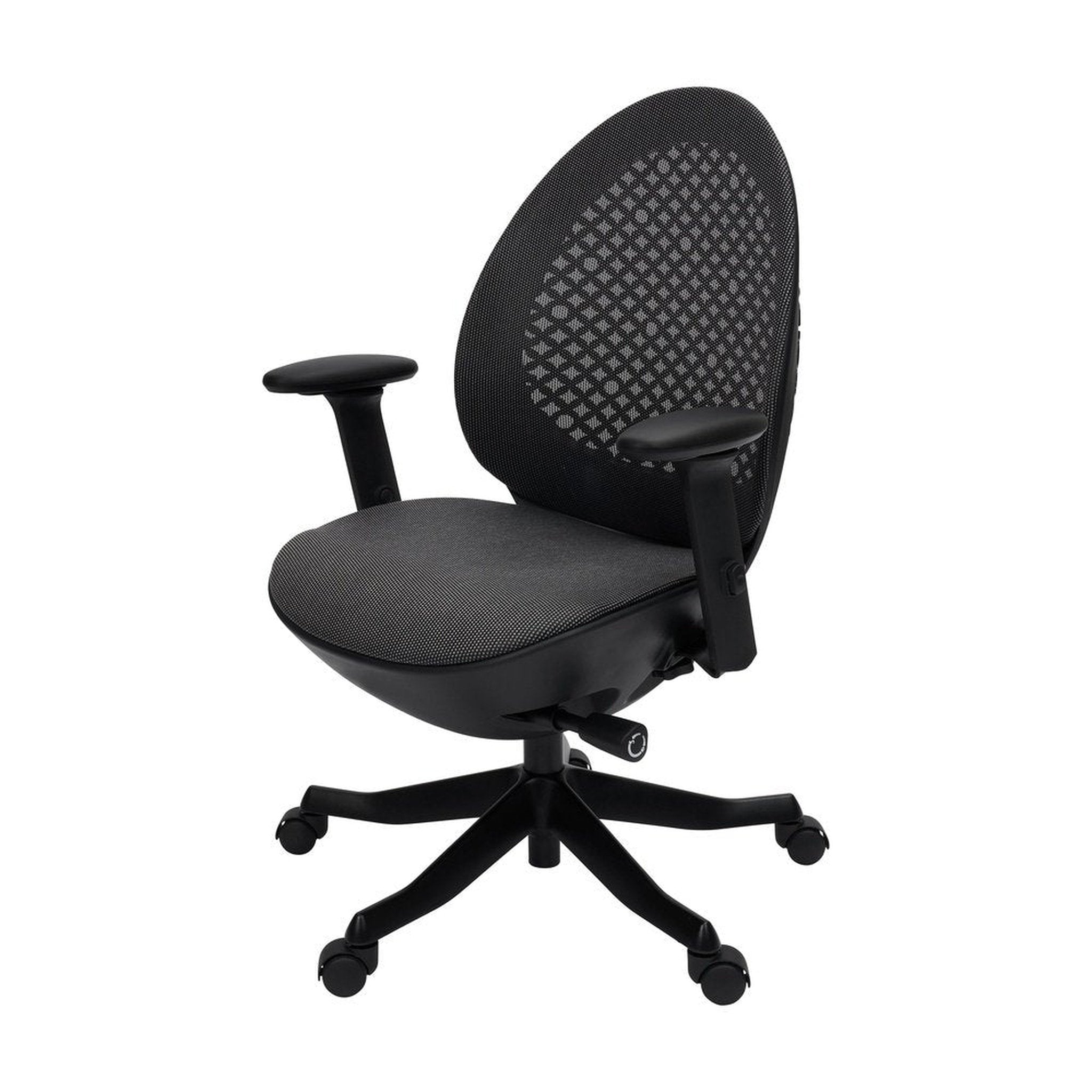 Techni Mobili Deco LUX Executive Office Chair, Black Techni Mobili Chairs