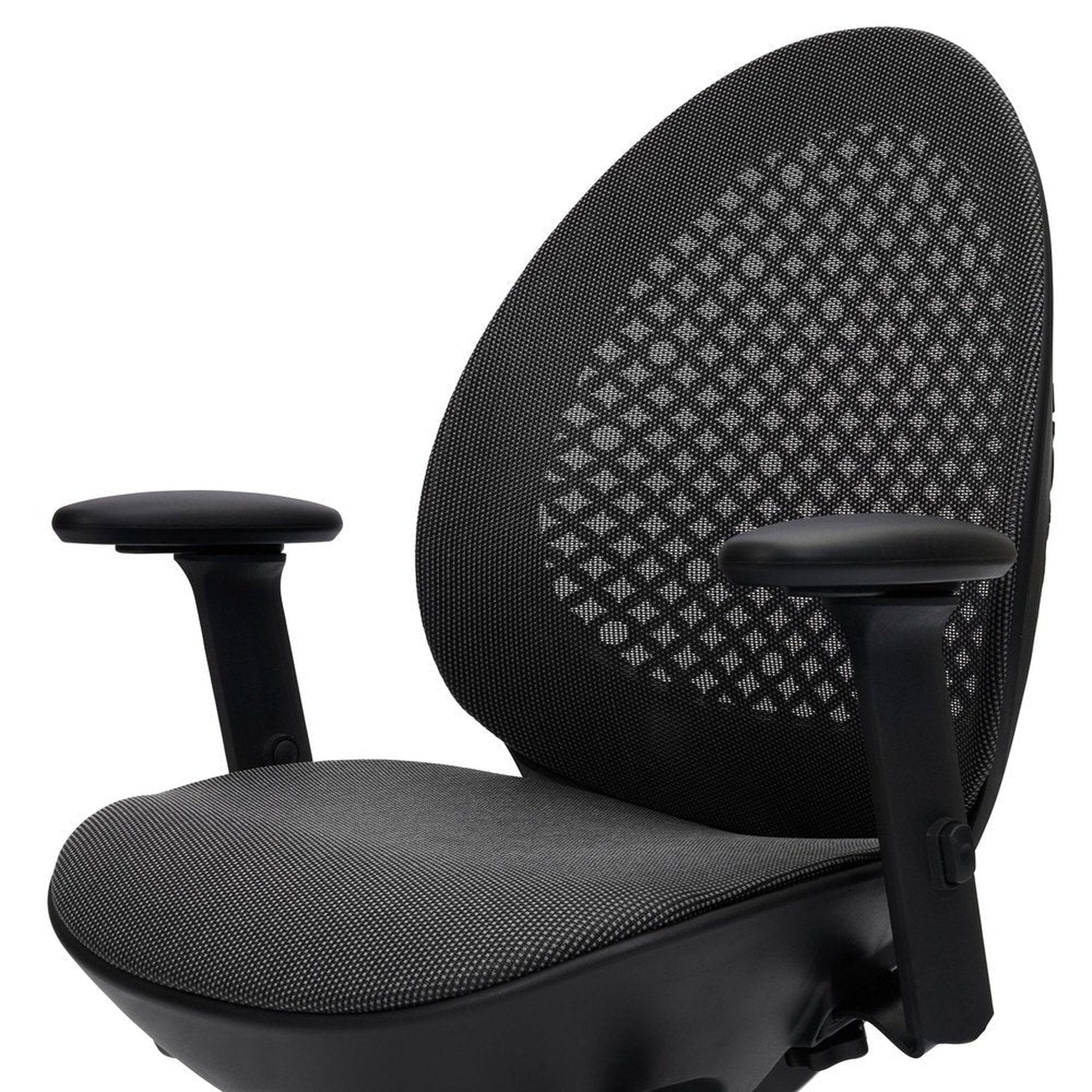 Techni Mobili Deco LUX Executive Office Chair, Black Techni Mobili Chairs