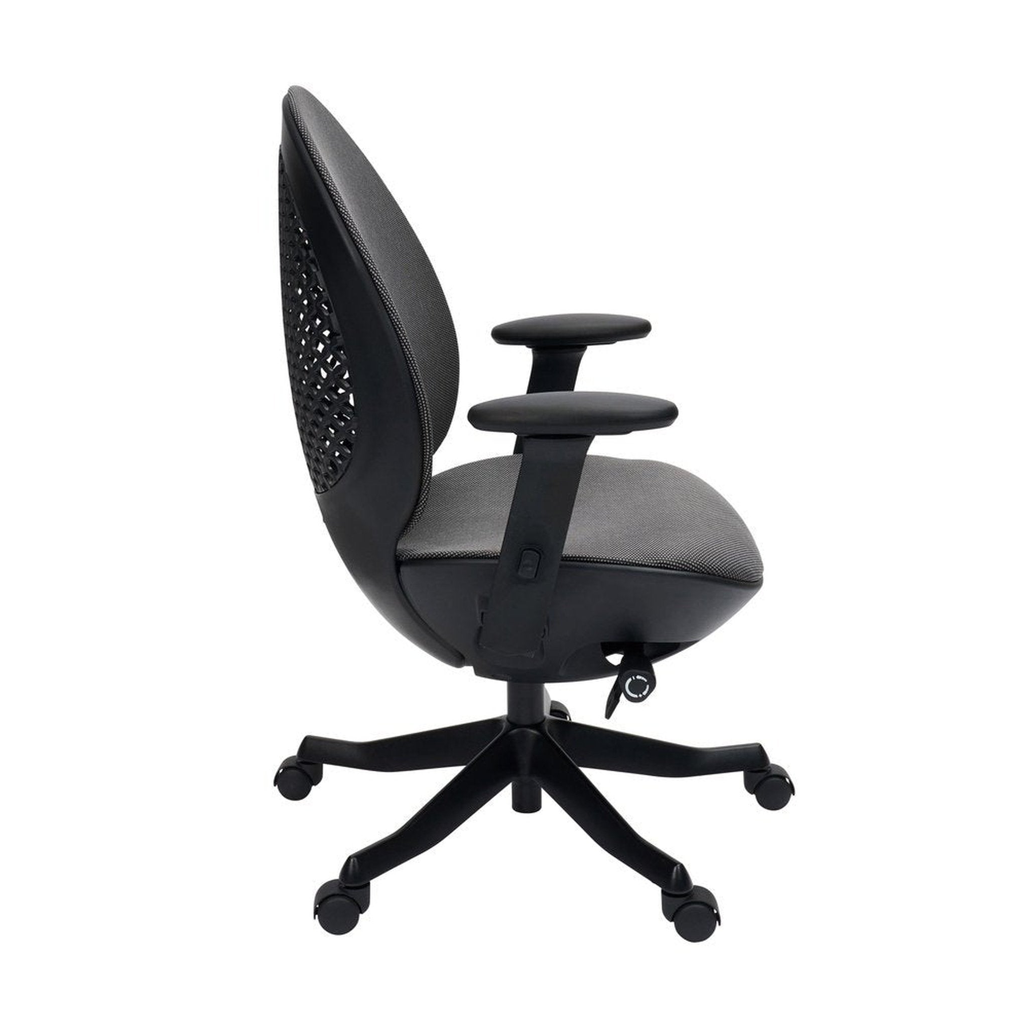 Techni Mobili Deco LUX Executive Office Chair, Black Techni Mobili Chairs