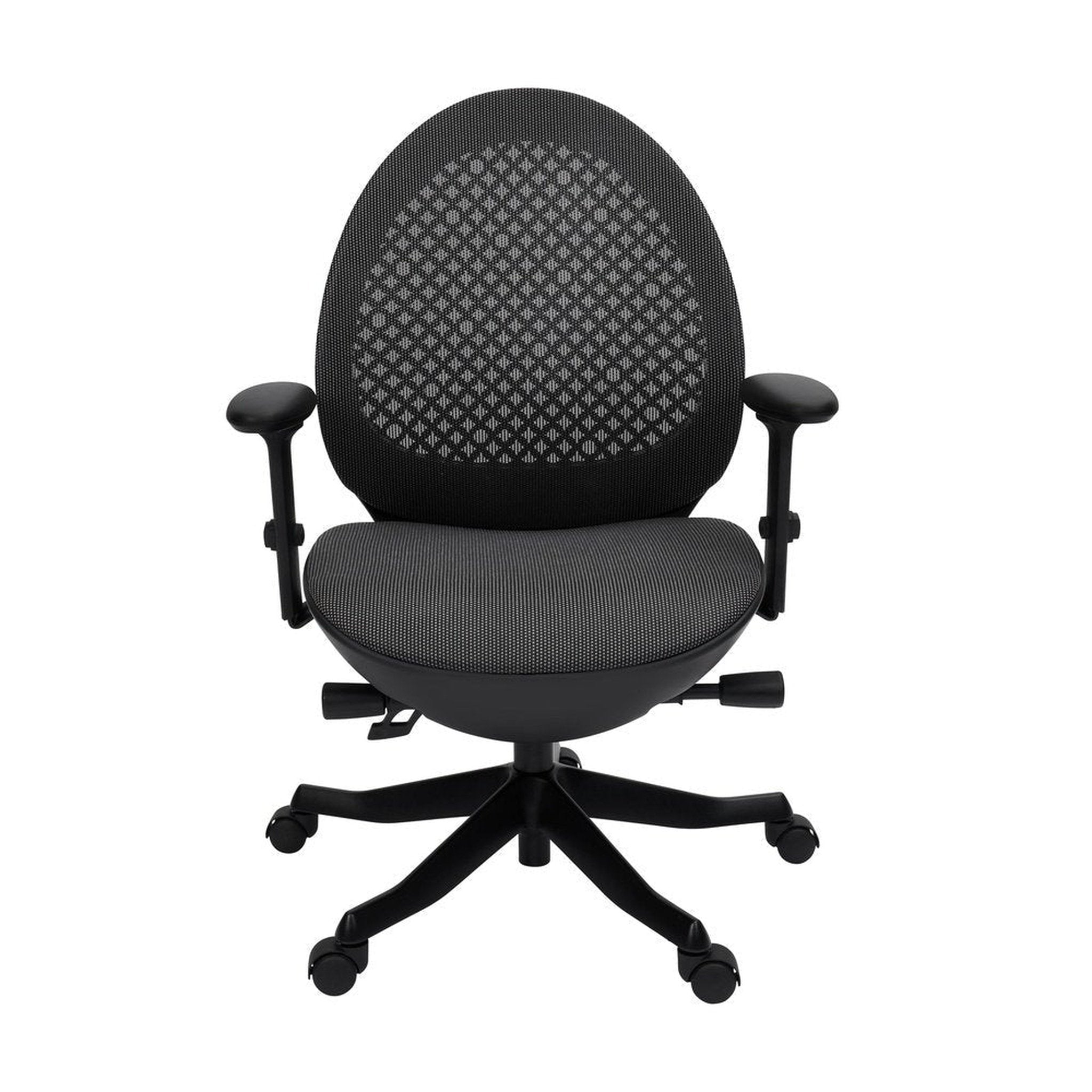 Techni Mobili Deco LUX Executive Office Chair, Black Techni Mobili Chairs