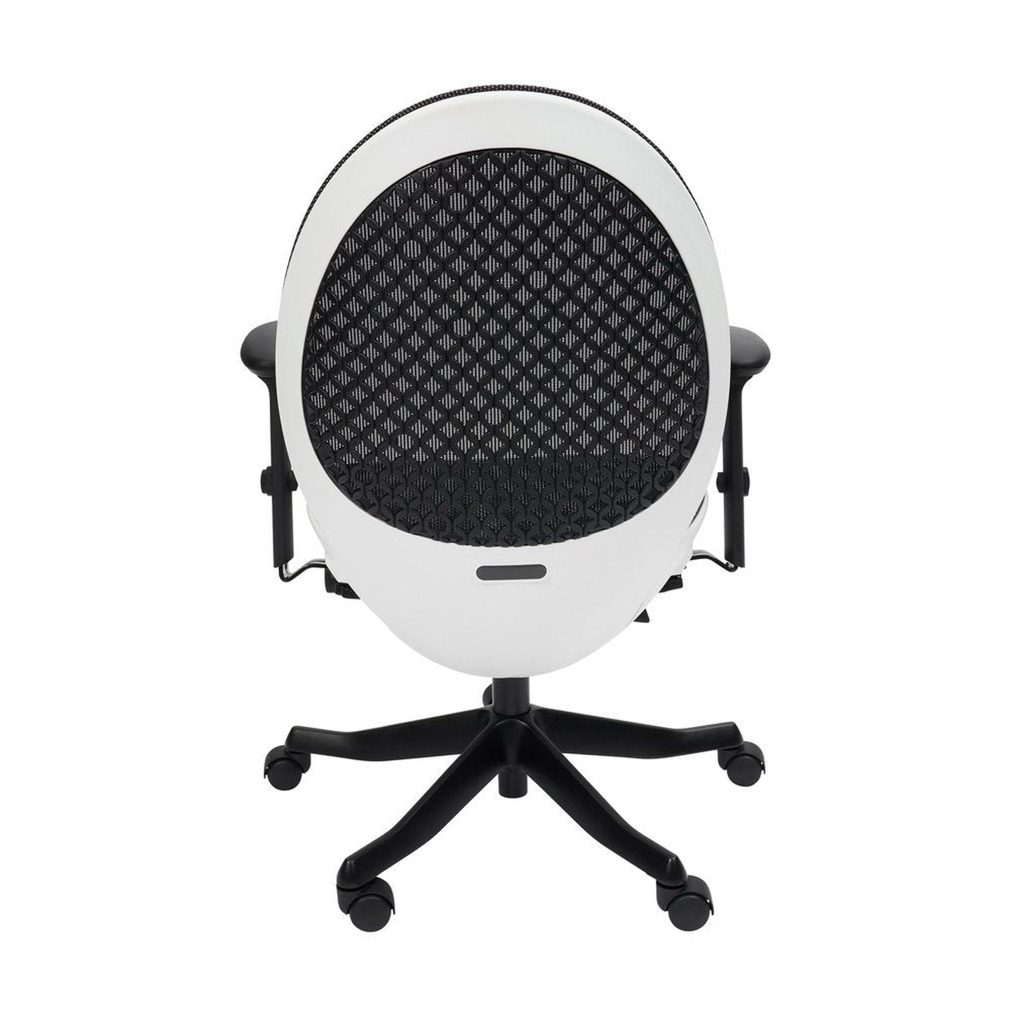 Techni Mobili Deco LUX Executive Office Chair, White Techni Mobili Chairs