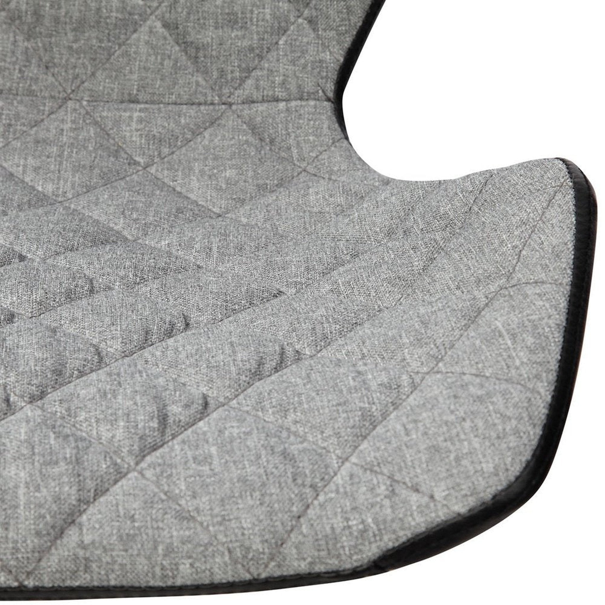 Techni Mobili Deluxe Modern Office Armless Task Chair, Grey Techni Mobili Chairs