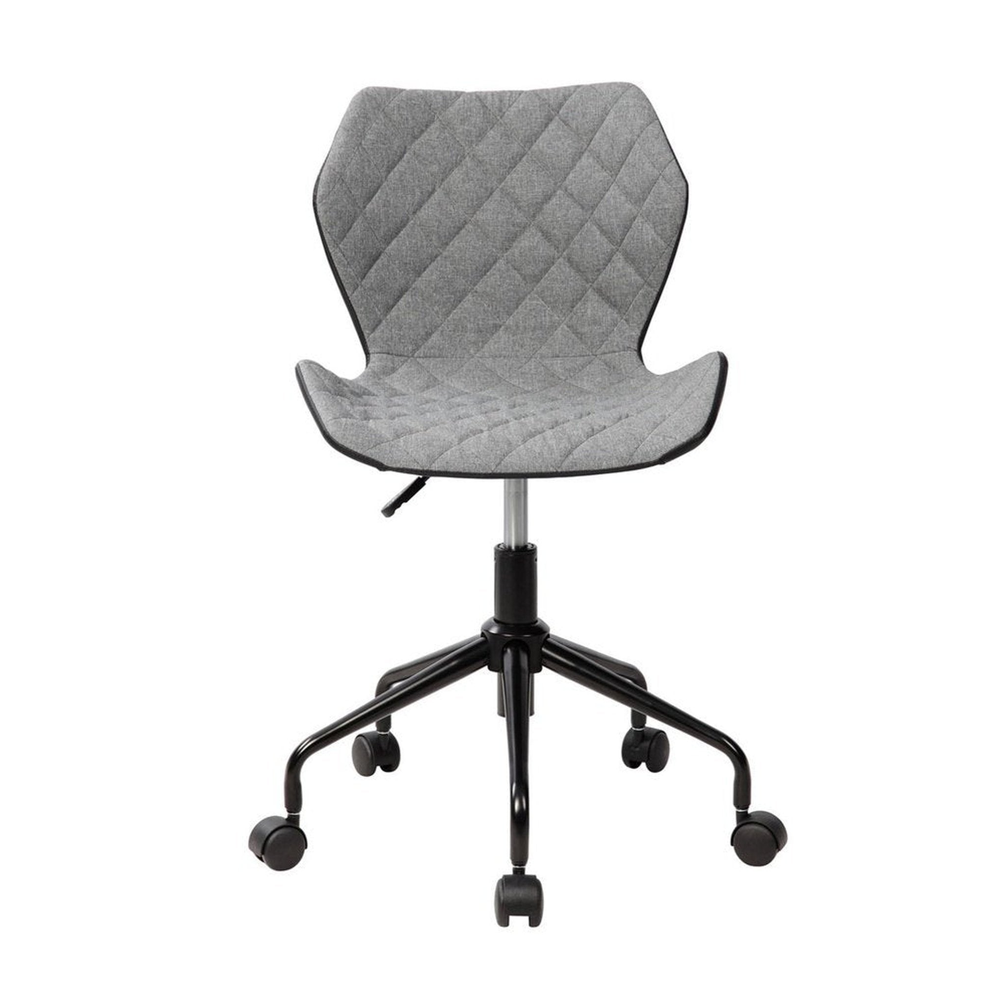 Techni Mobili Deluxe Modern Office Armless Task Chair, Grey Techni Mobili Chairs