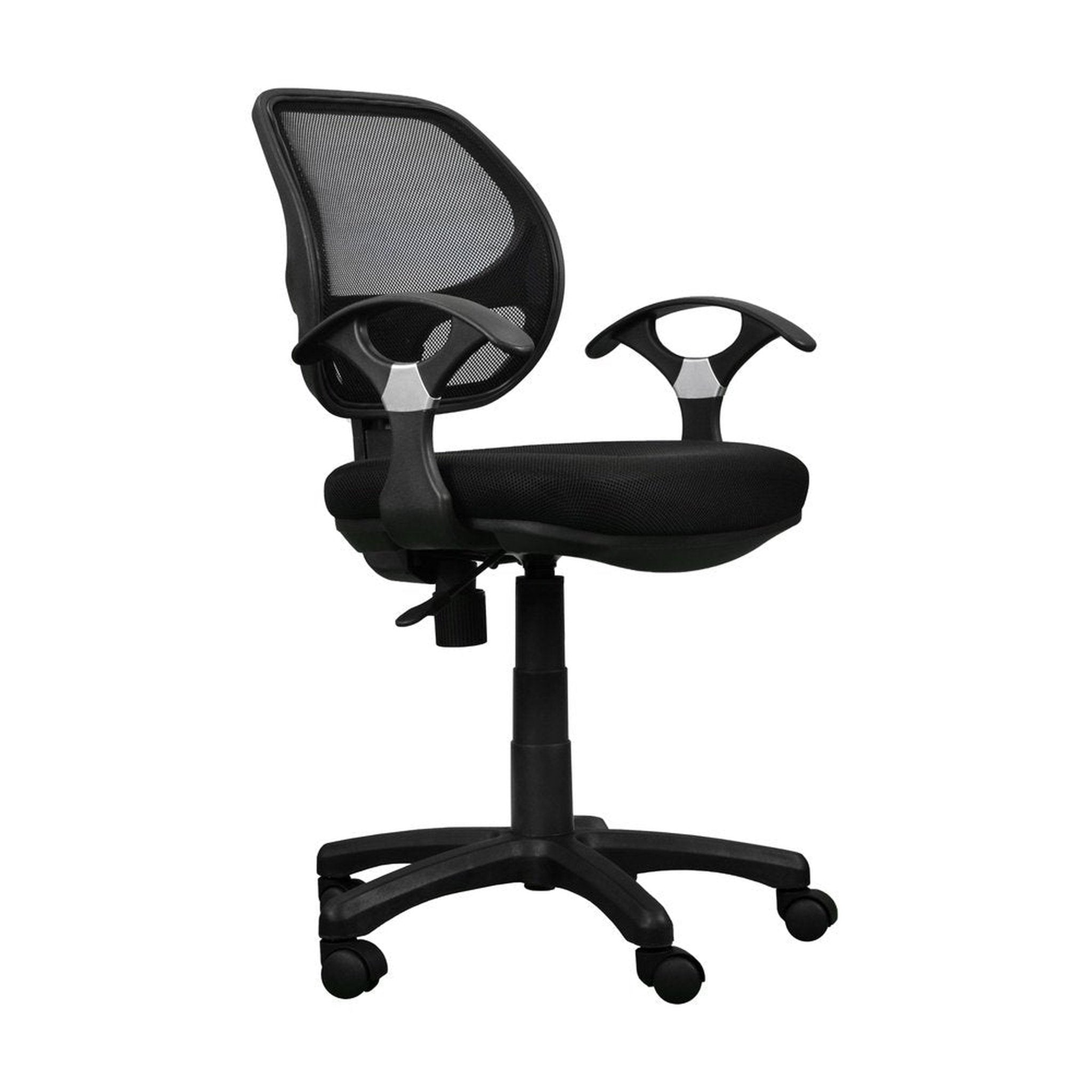 Techni Mobili Midback Mesh Task Office Chair, Black Techni Mobili Chairs