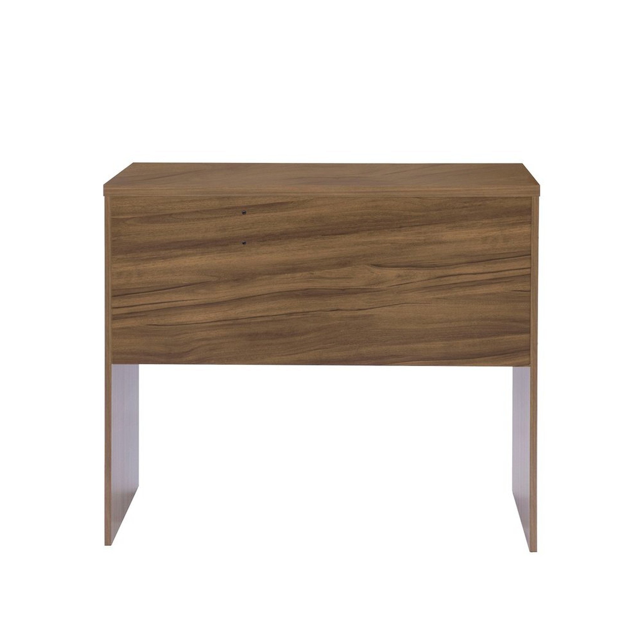 Techni Mobili Modern Computer Writing Desk with Drawer, Walnut Techni Mobili