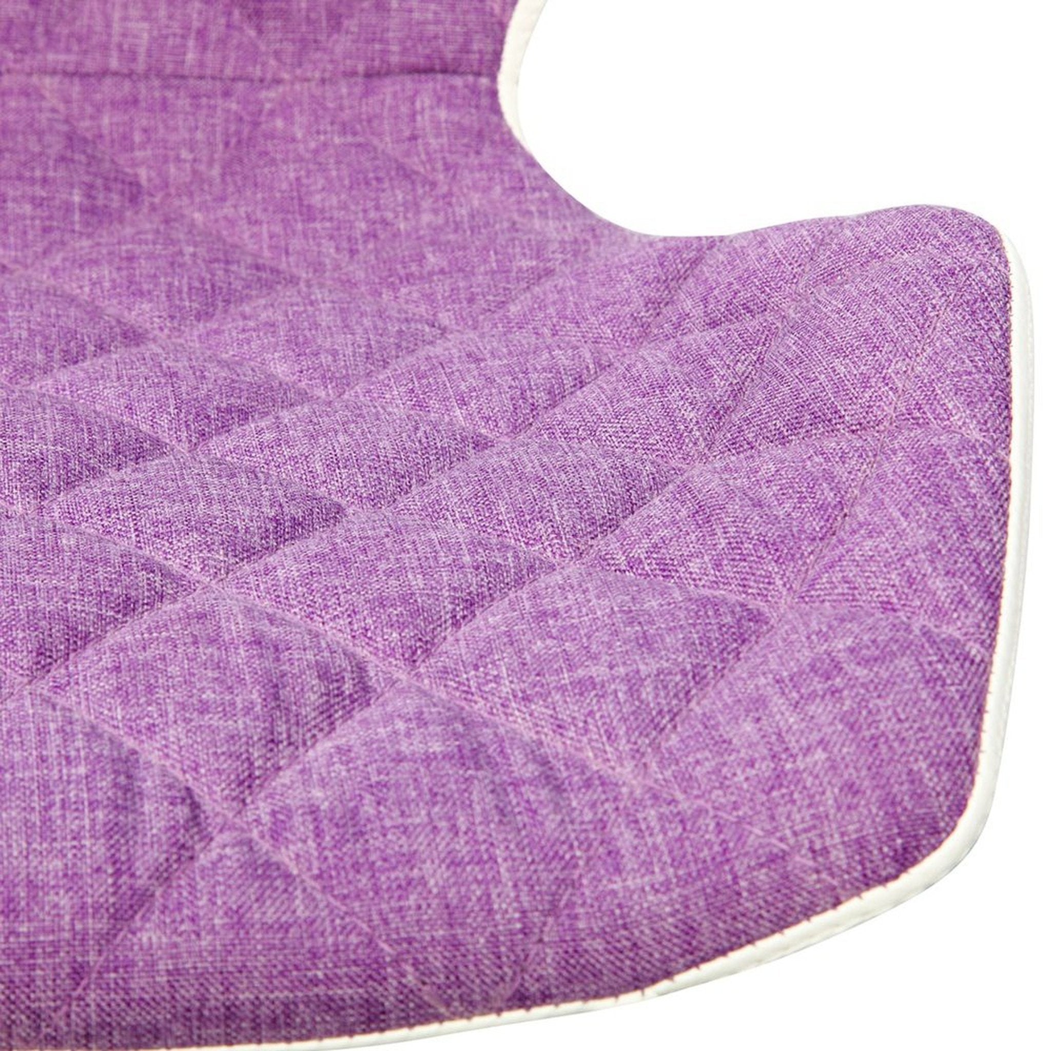 Techni Mobili Modern Height Adjustable Office Task Chair, Purple Techni Mobili Chairs