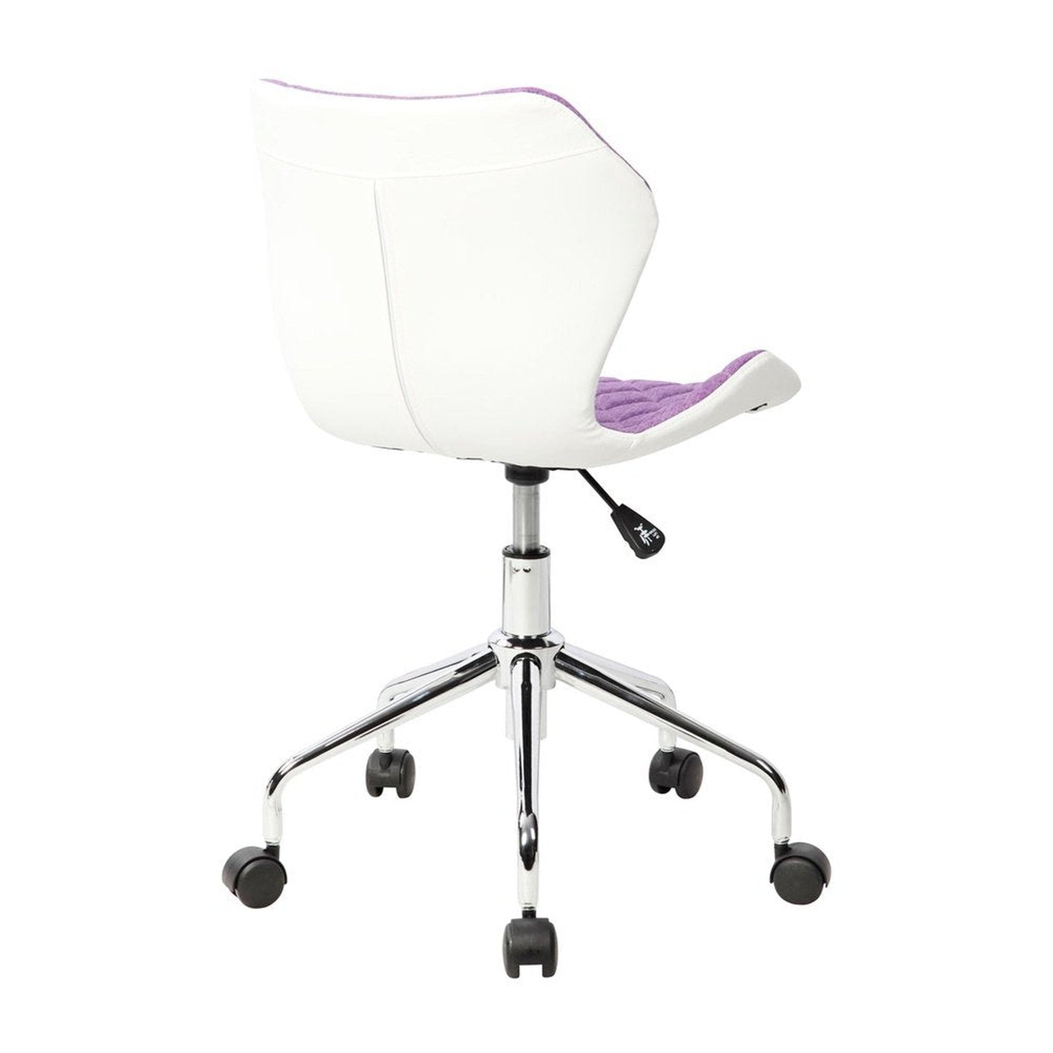 Techni Mobili Modern Height Adjustable Office Task Chair, Purple Techni Mobili Chairs