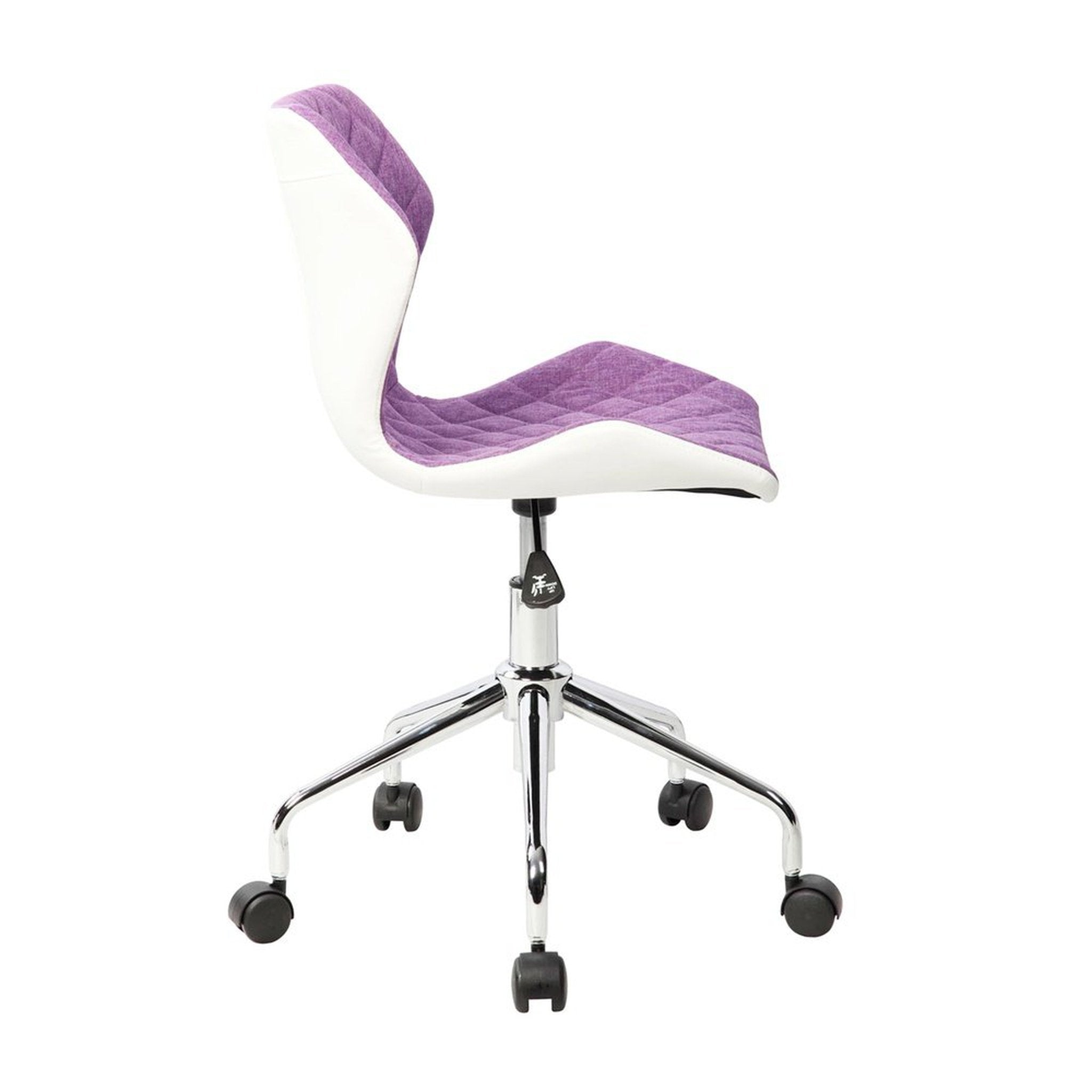 Techni Mobili Modern Height Adjustable Office Task Chair, Purple Techni Mobili Chairs