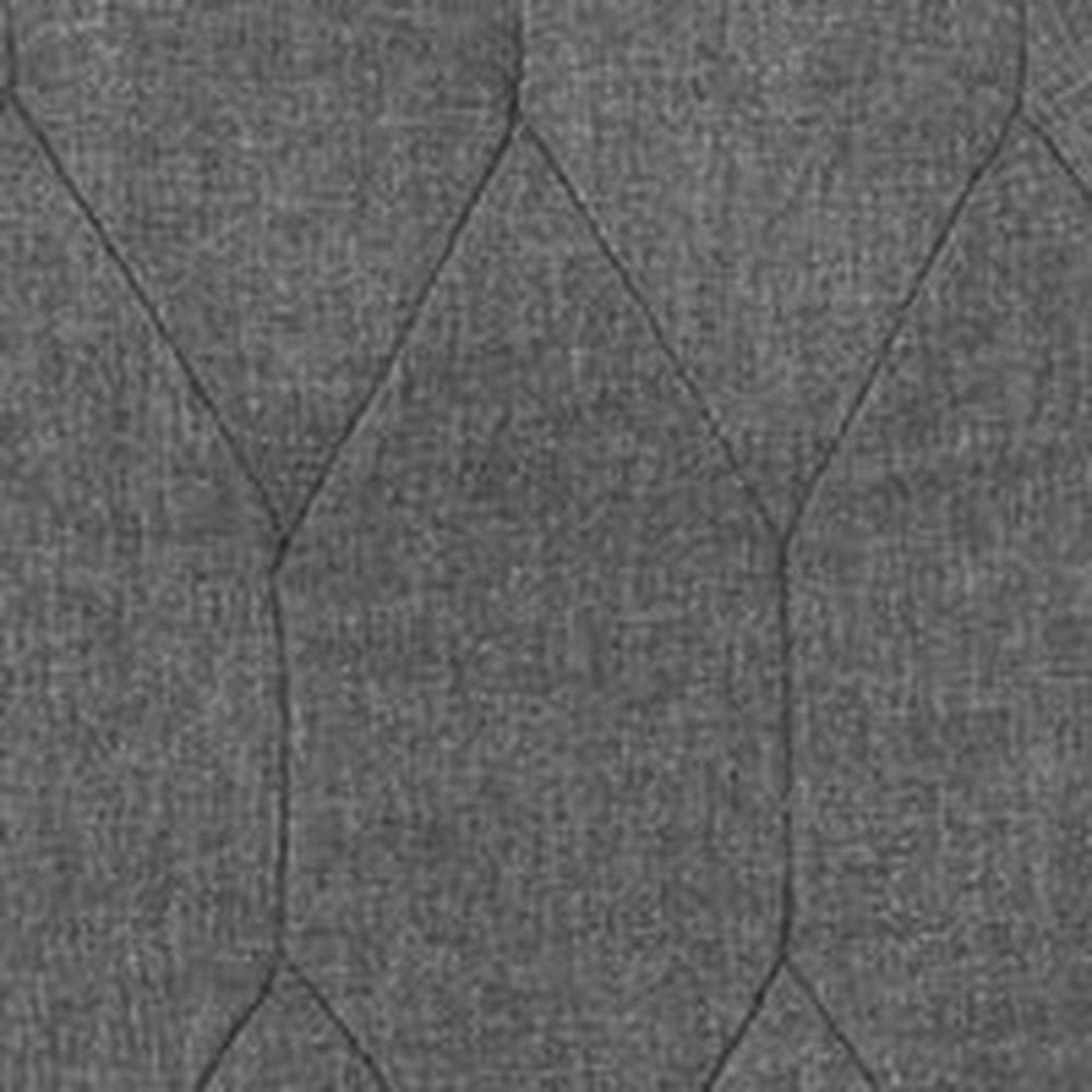 Techni Mobili Modern Upholstered Tufted Office Chair with Arms, Grey Techni Mobili Chairs