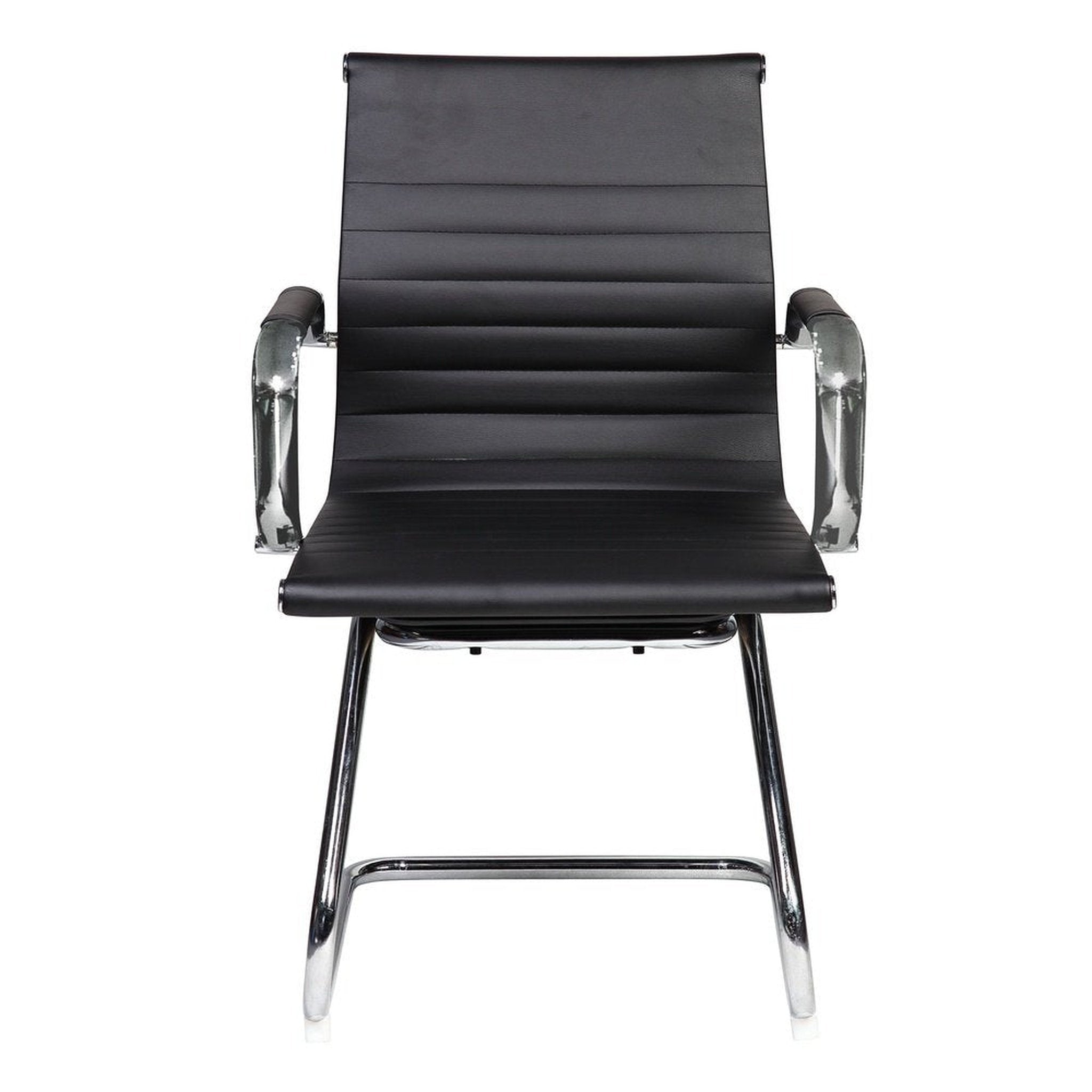 Techni Mobili Modern Visitor Office Chair, Black Techni Mobili Chairs