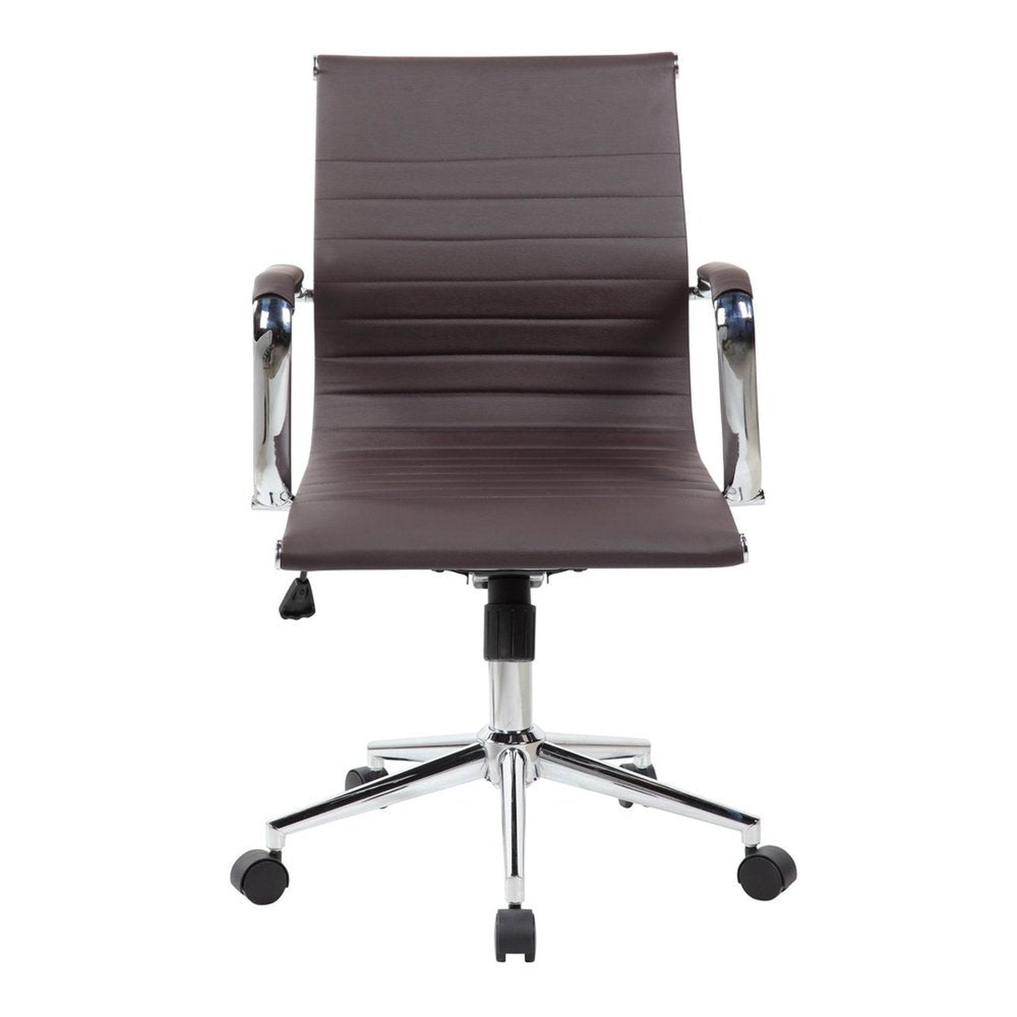 Techni Mobili Modern Visitor Office Chair, Chocolate Techni Mobili Chairs