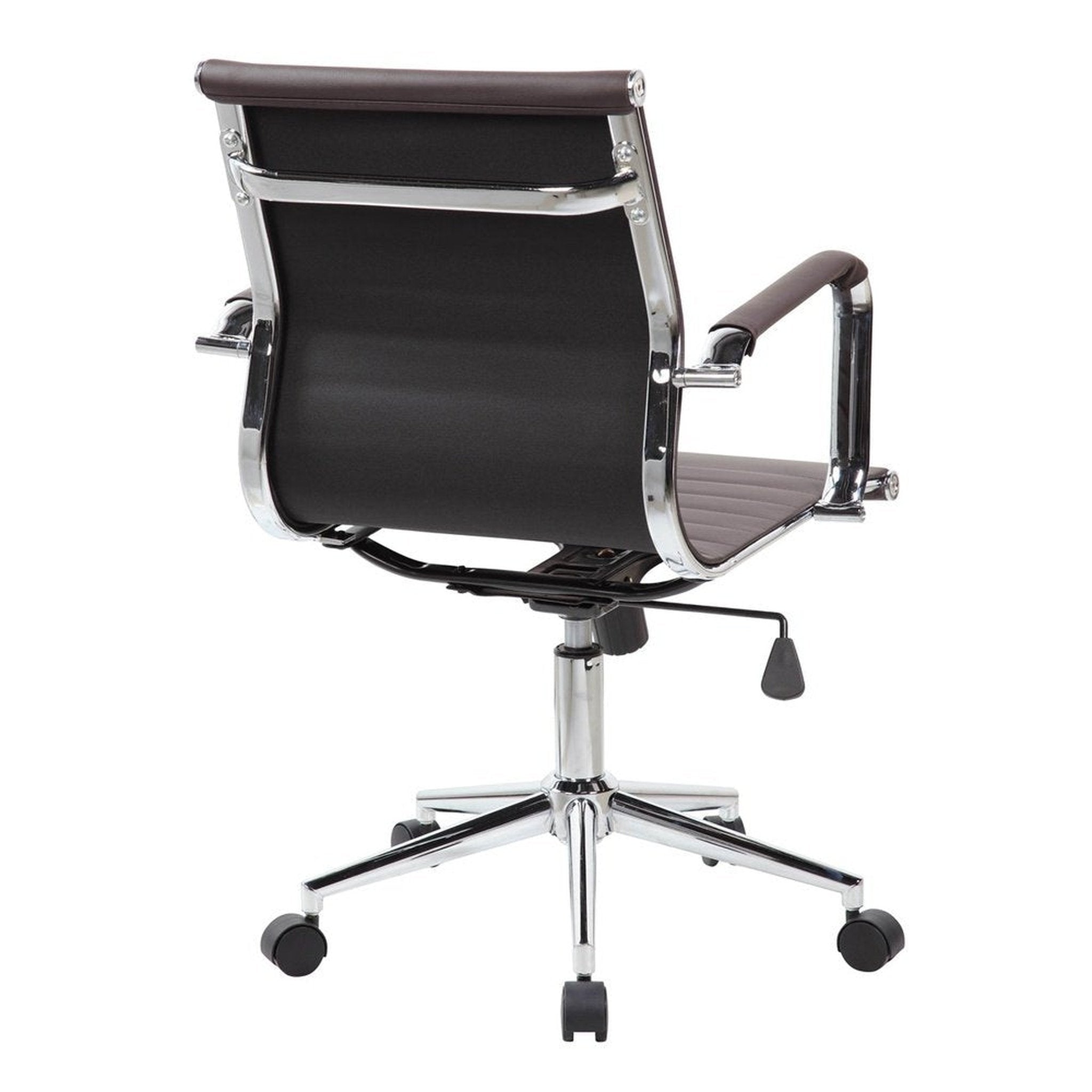 Techni Mobili Modern Visitor Office Chair, Chocolate Techni Mobili Chairs